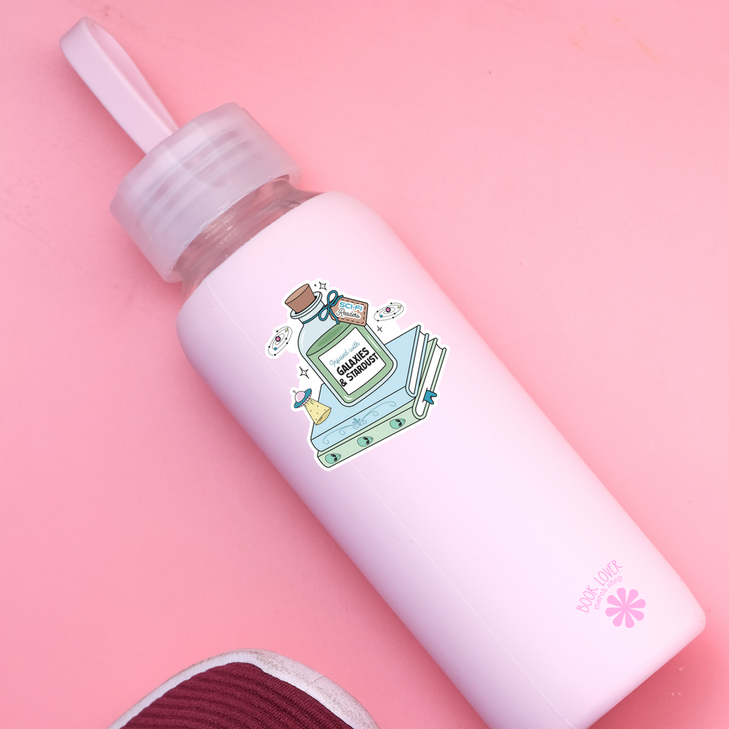Bookish Potion Infused With Sci-Fi Sticker