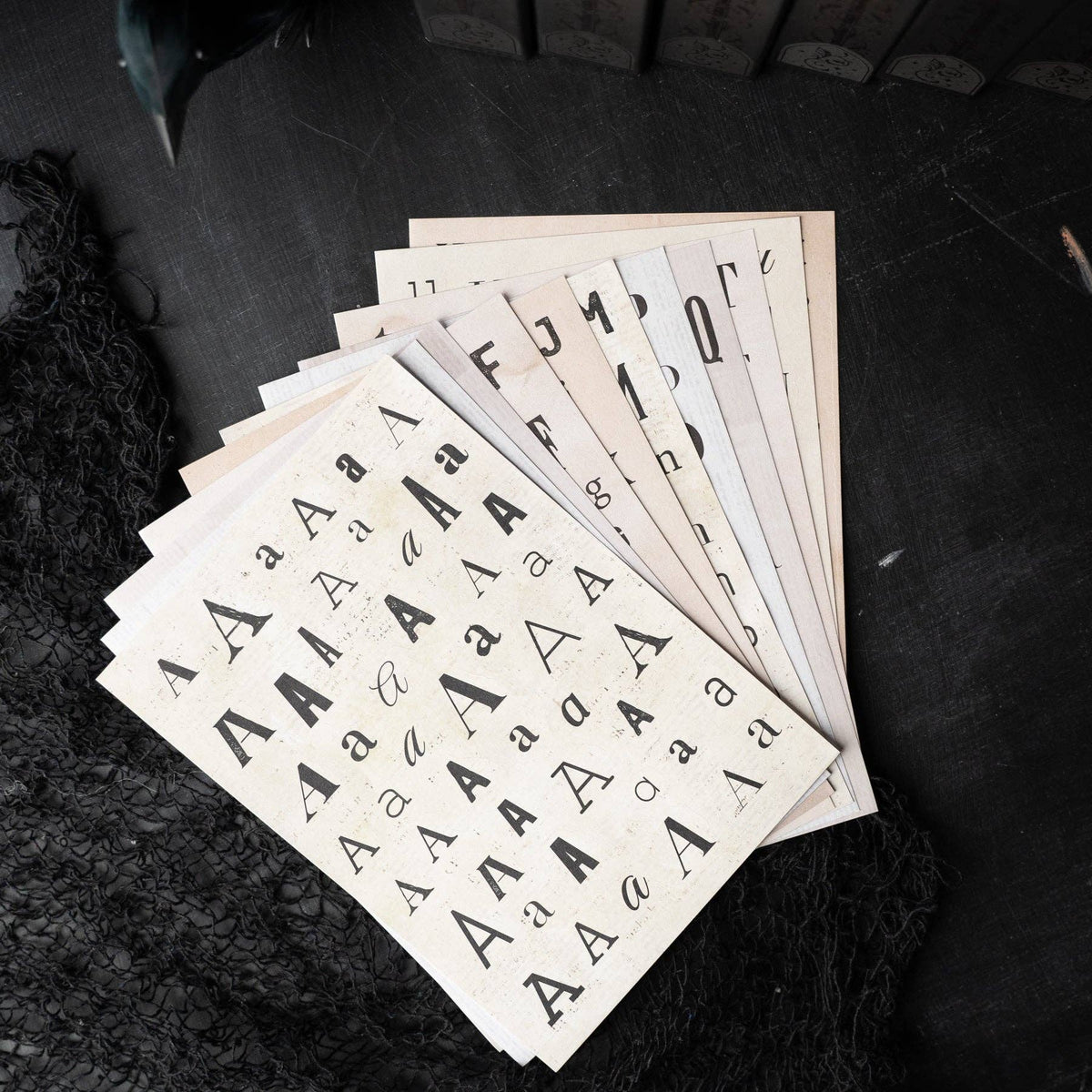 Archer and Olive - Warm Deluxe Letter Sticker Set