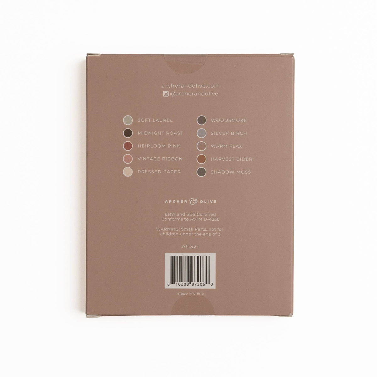 Archer and Olive - Quiet Corners | Set of 10 Acrylograph Pens