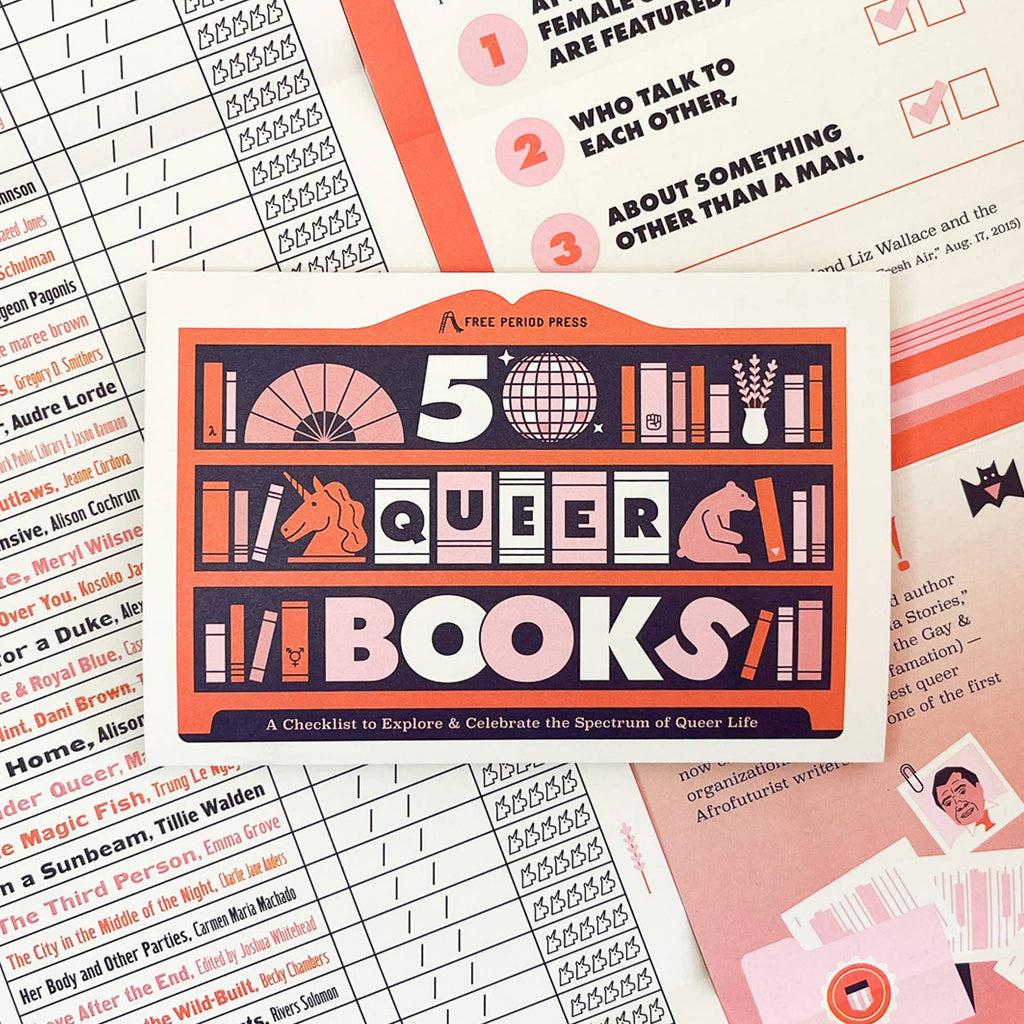 Free Period Press - 50 Queer Books: A Checklist to Explore & Celebrate Queerness