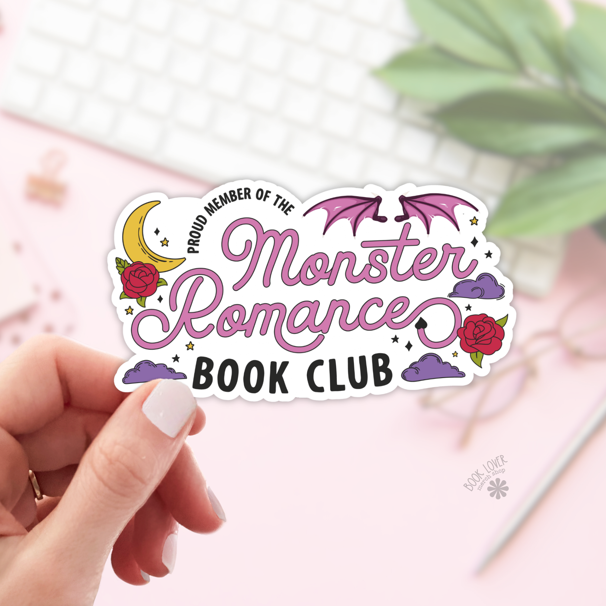 Proud Member of the Monster Romance Book Club Stickers