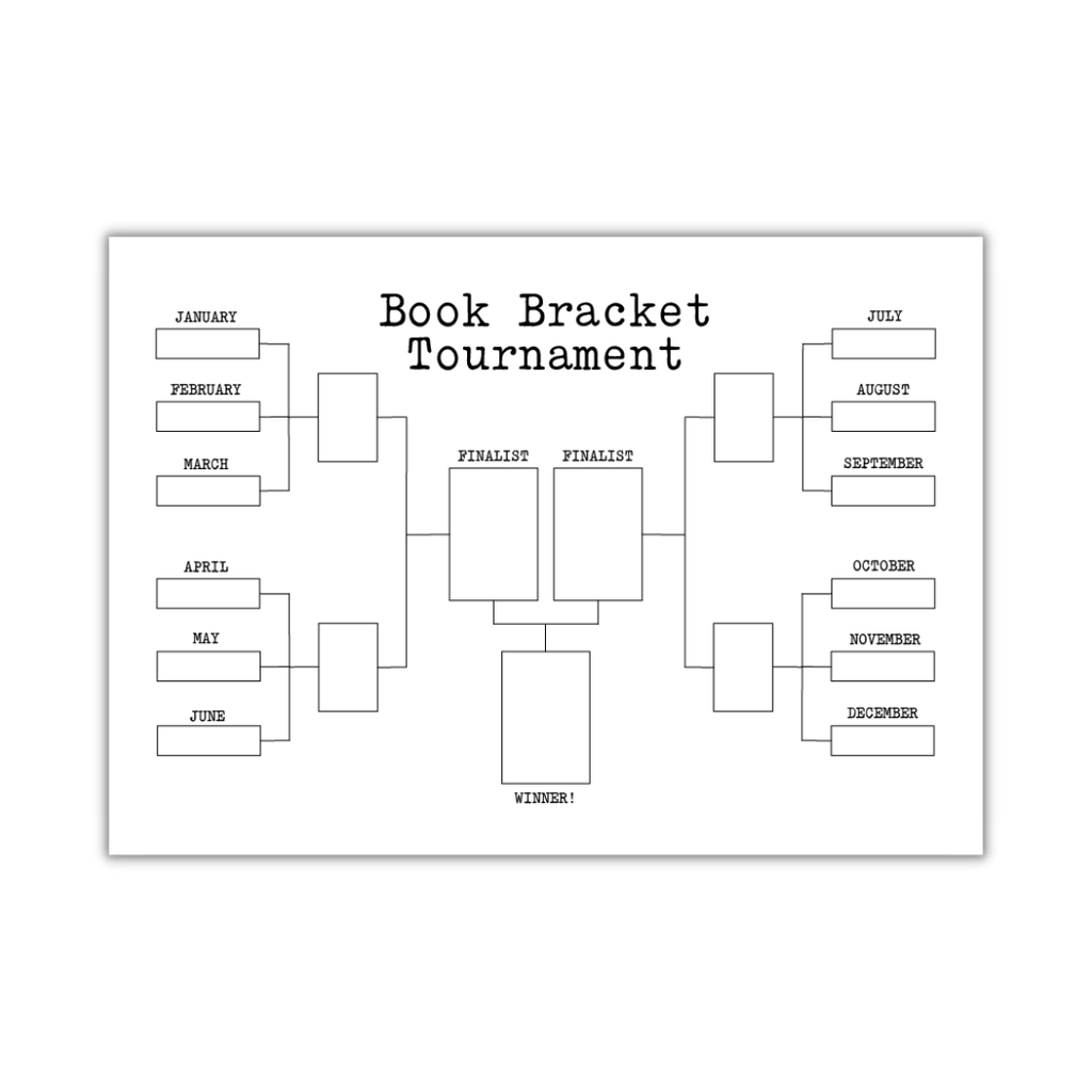 Book Bracket Tournament - Journal Project Kit