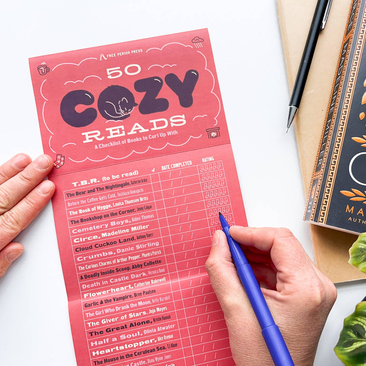 Free Period Press - 50 Cozy Reads: A Checklist of Books to Curl Up With