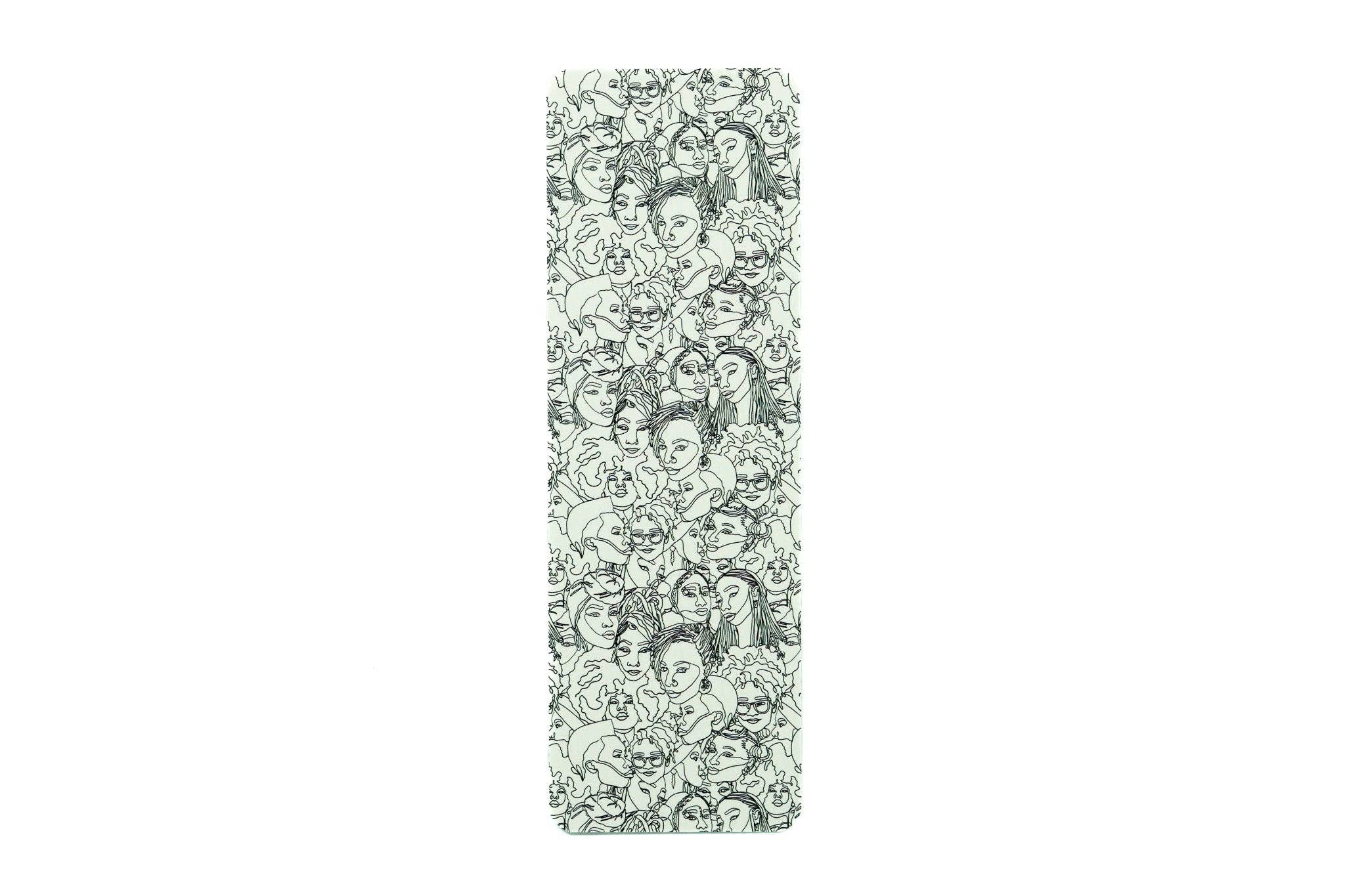 Black Women Line Art Bookmark