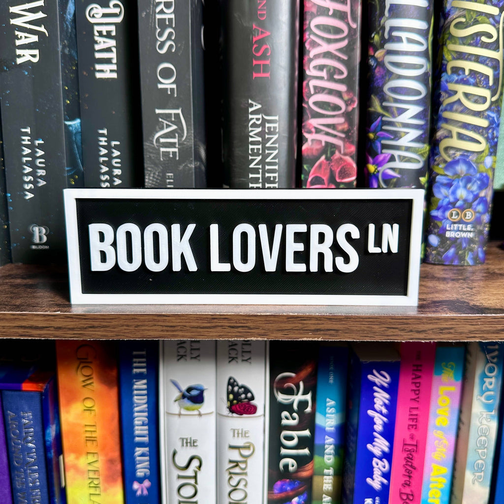 Book Lovers Street Sign