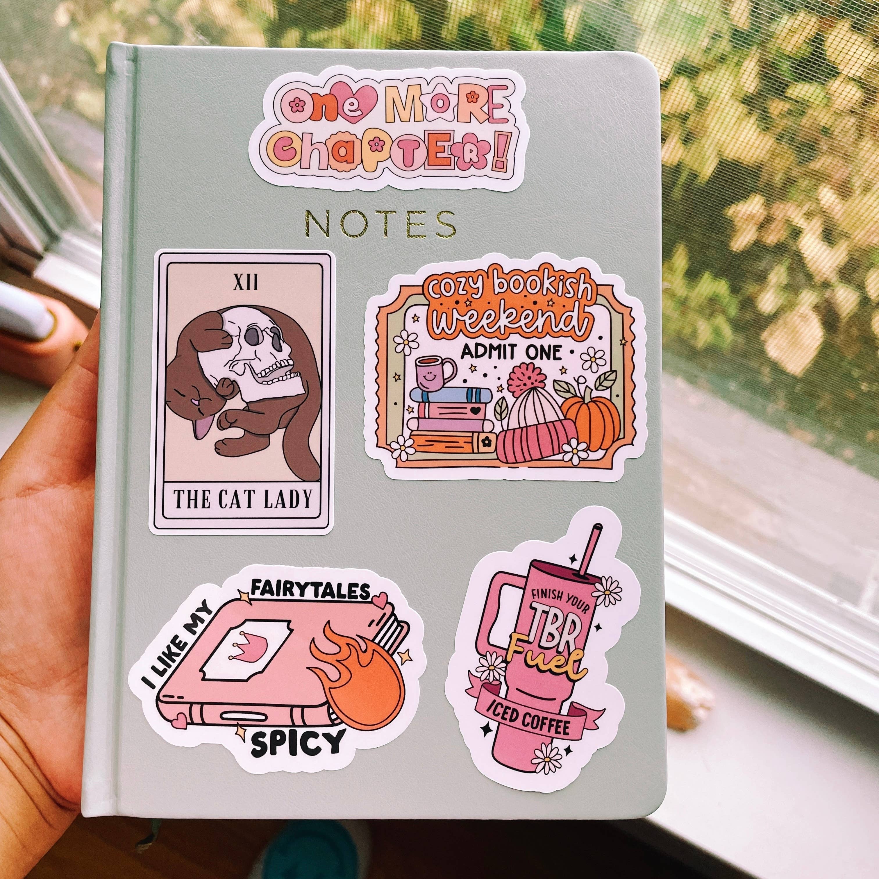 Romance Reader Sticker