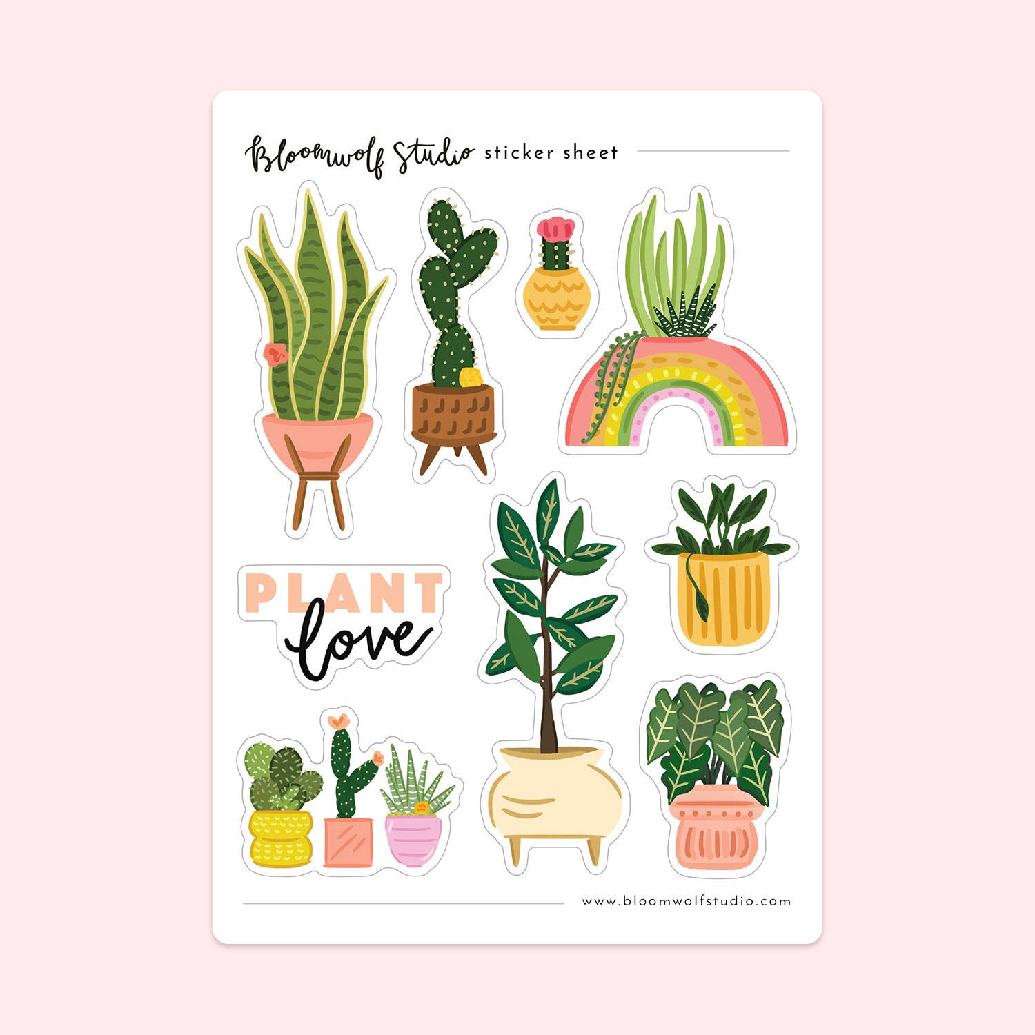 Plant Love Sticker Sheet