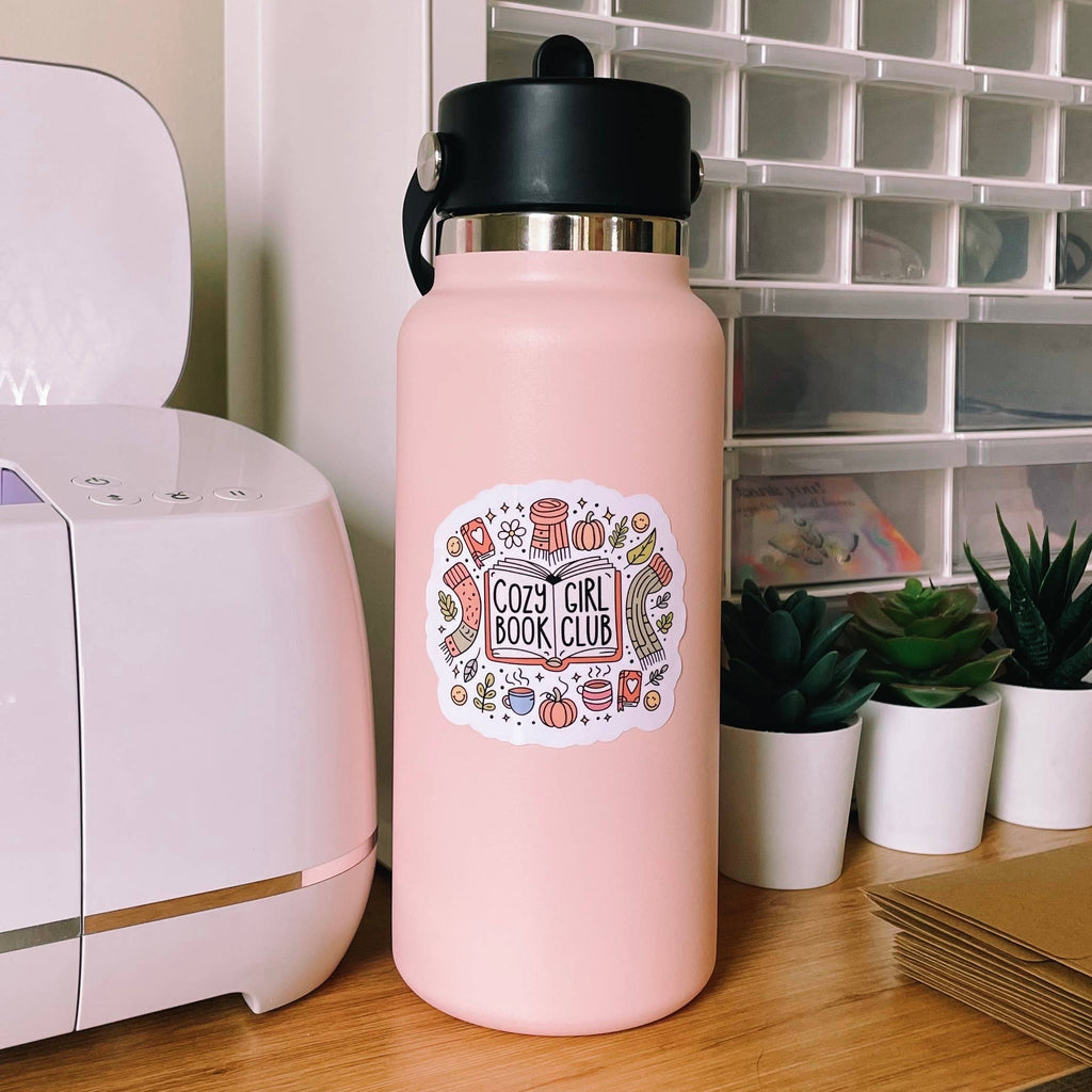 Cozy Girl Book Club Sticker