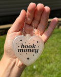 Rubber Heart Coin Purse Sparkly - Book Money
