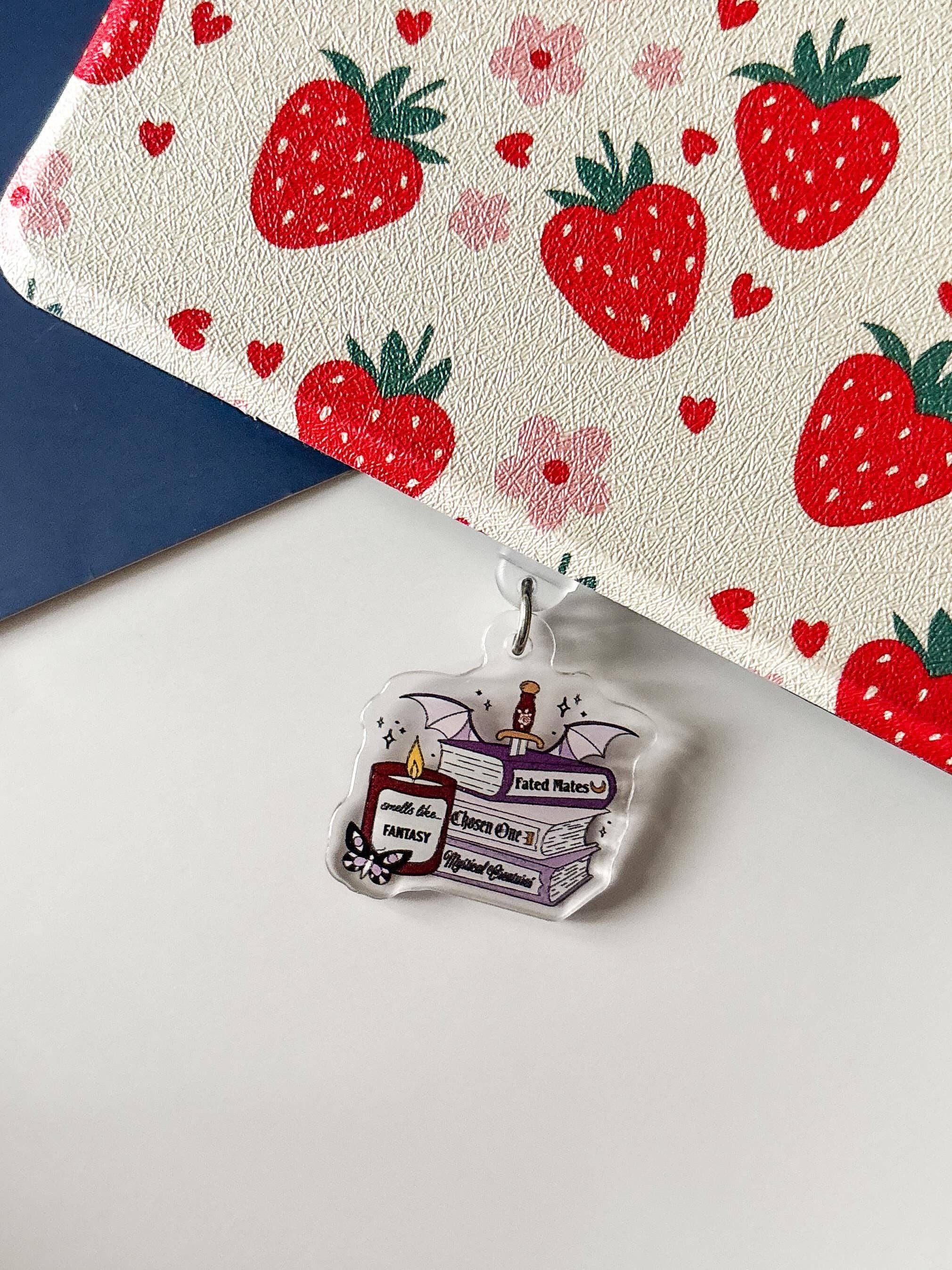 Fantasy Reader Acrylic e-Reader Charm and Dust Plug