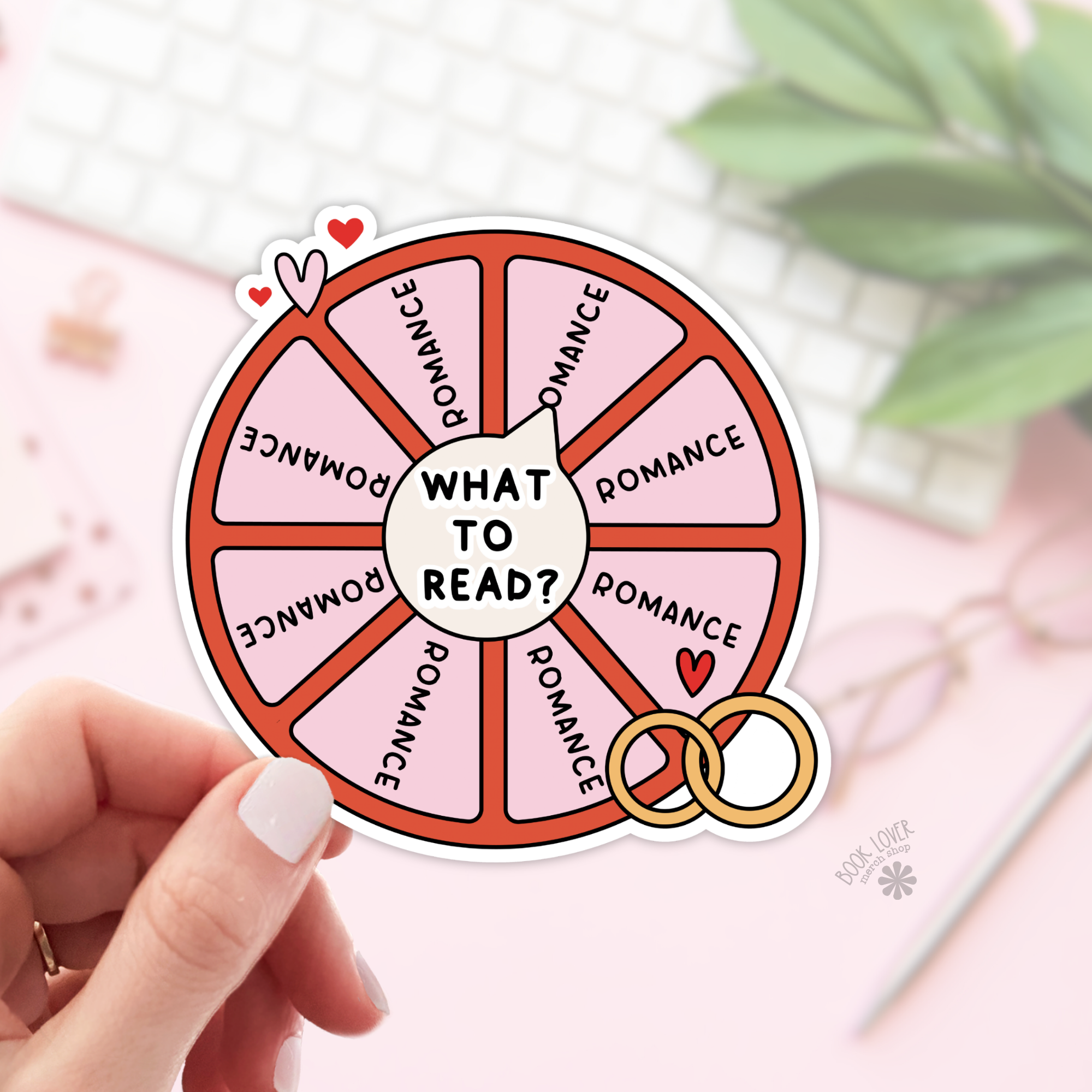 What to Read Romance Sticker