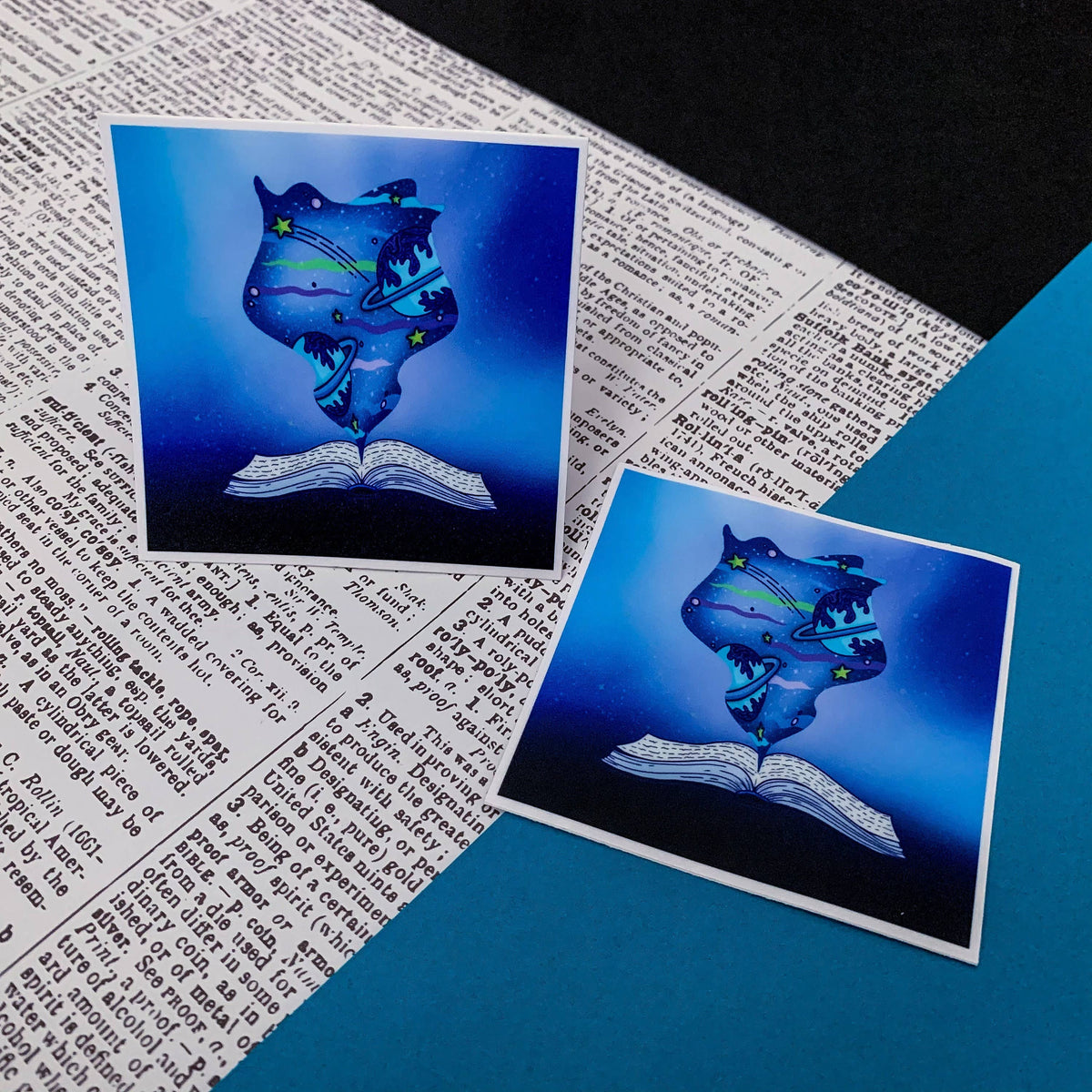 TallMade - Cool Space Book Vinyl Sticker
