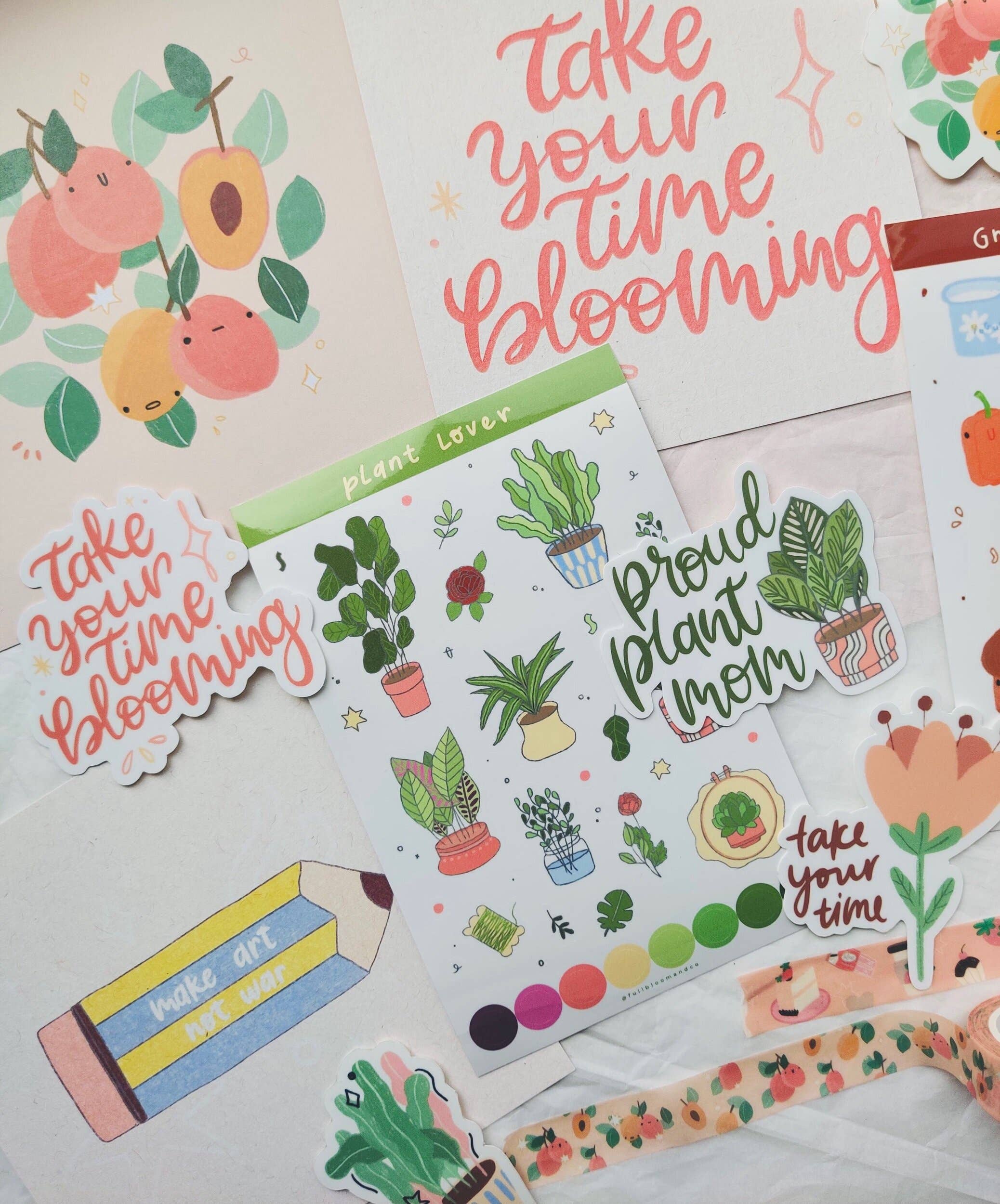 Plant Lover Sticker Sheet