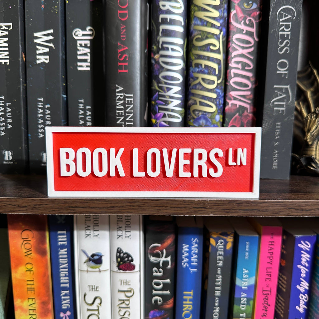 Book Lovers Street Sign