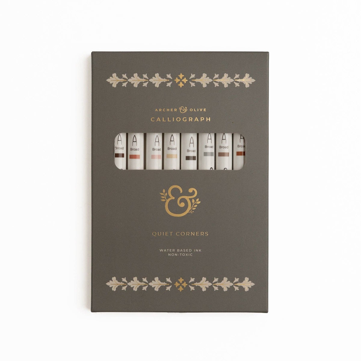 Archer and Olive - Quiet Corners | Set of 10 Calliograph Pens