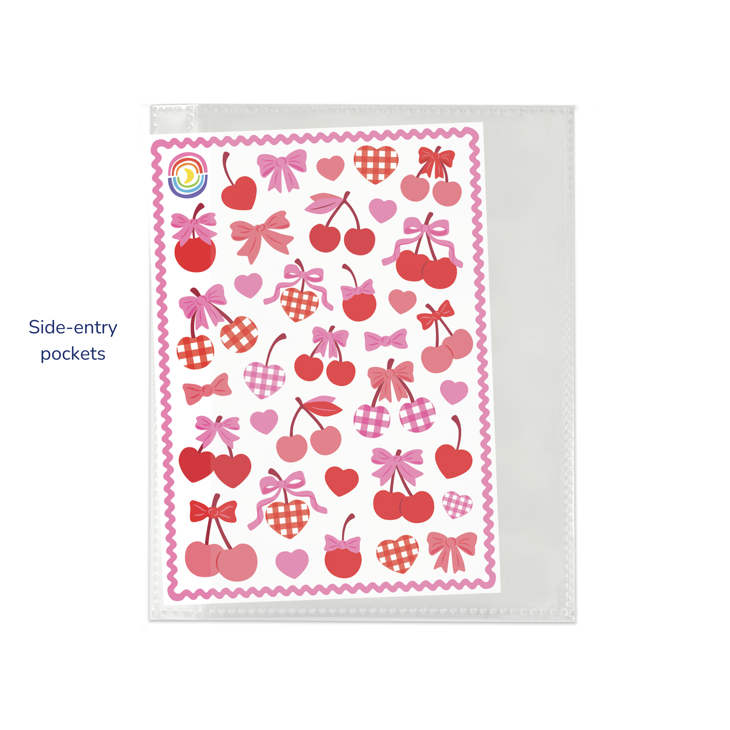 Moonbow Creative Co. - Sticker Organizing Folder Confetti Blue Moon