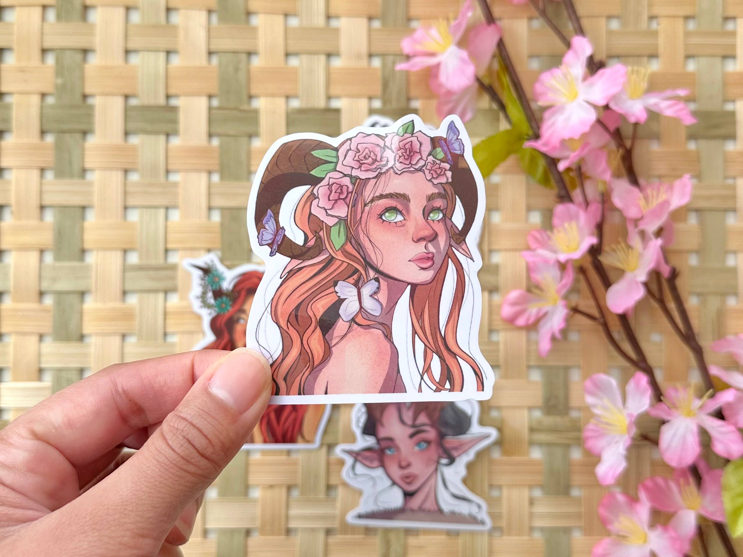 Spring Faun Vinyl Waterproof Sticker