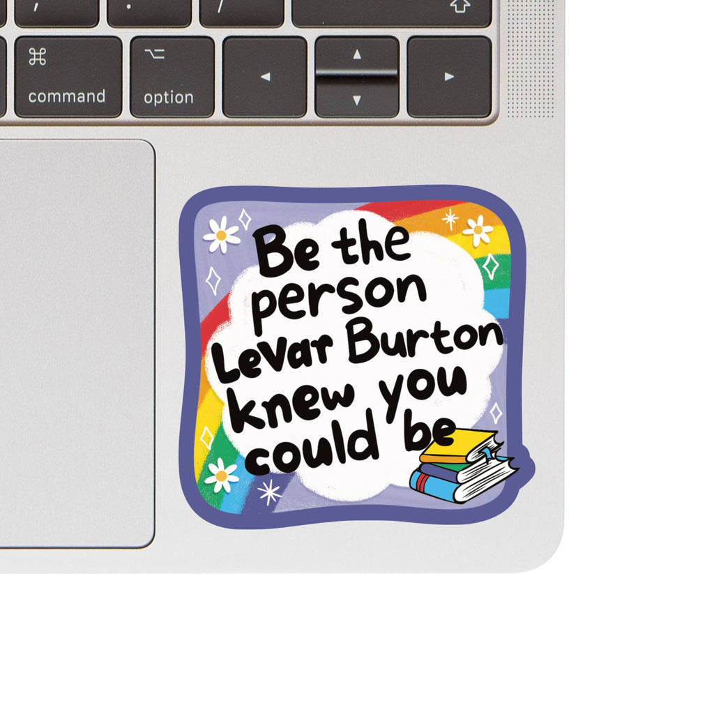 Juju and Moxie - LeVar Burton Sticker