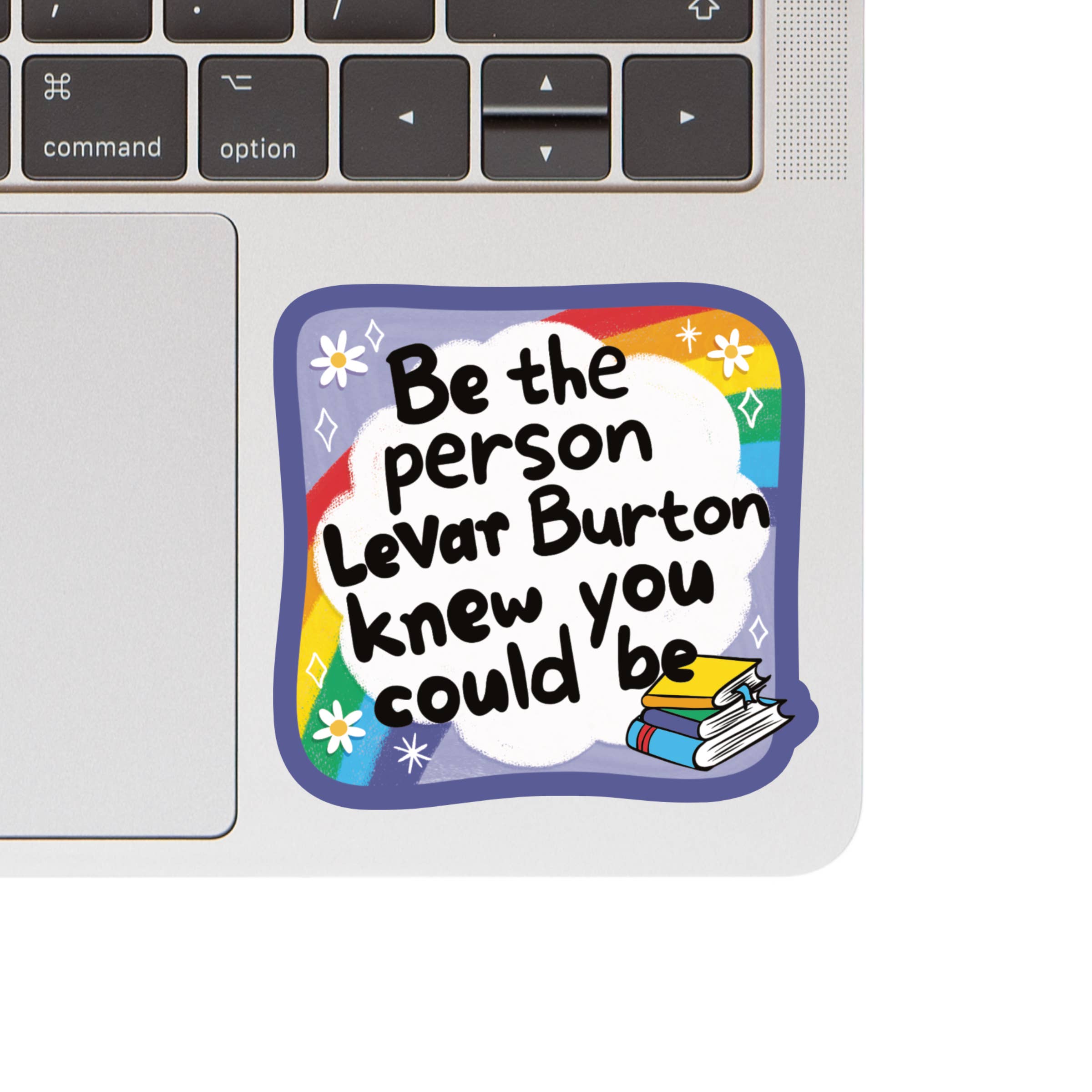 Juju and Moxie - LeVar Burton Sticker
