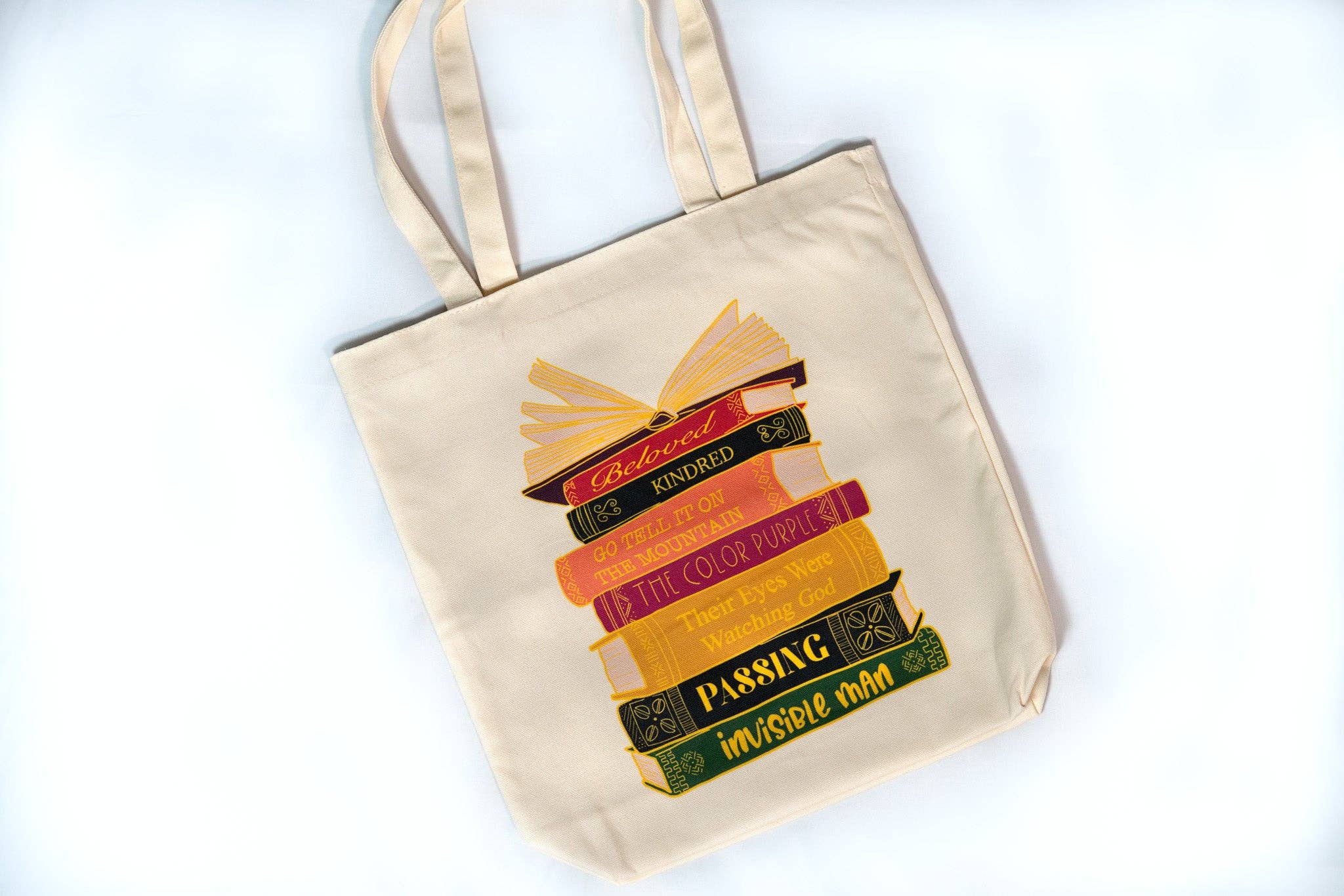 Black Literary Classics Canvas Tote Bag