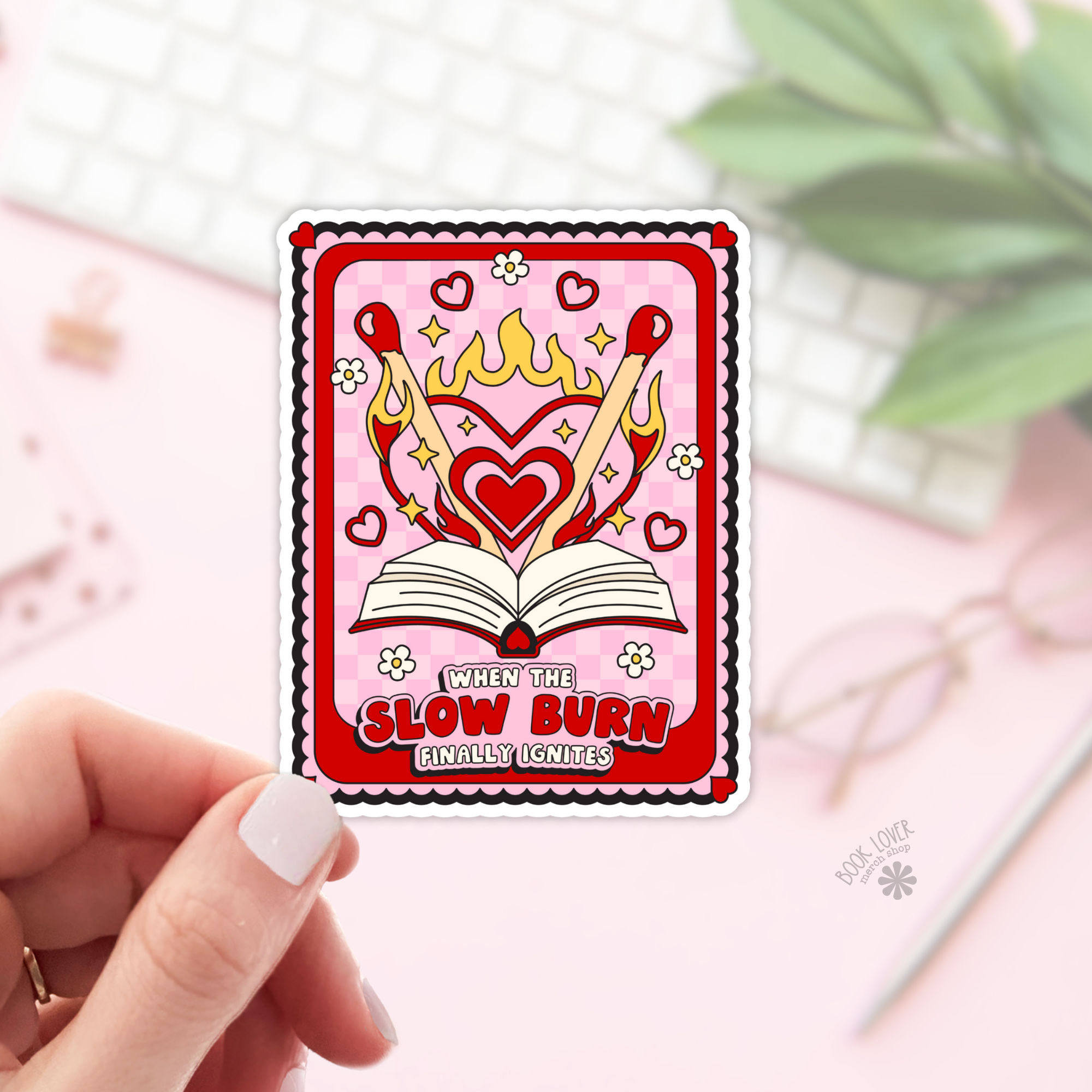 When The Slow Burn Finally Ignites Sticker