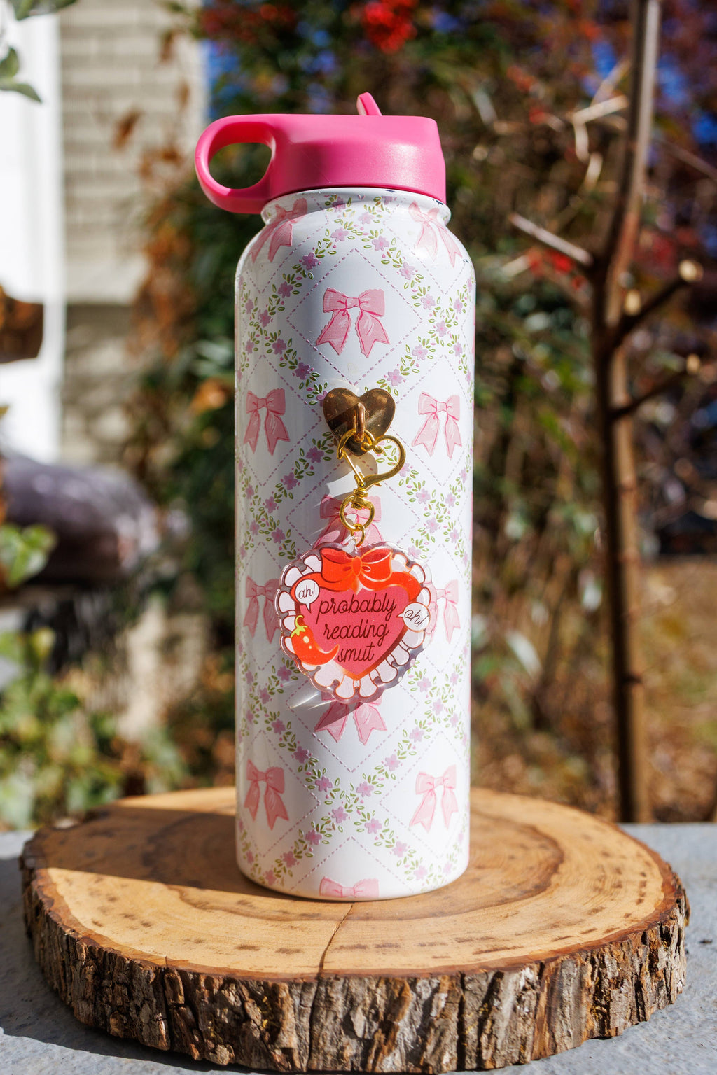 Pinstory - "Probably Reading Smut" Keychain/Kindle Charm