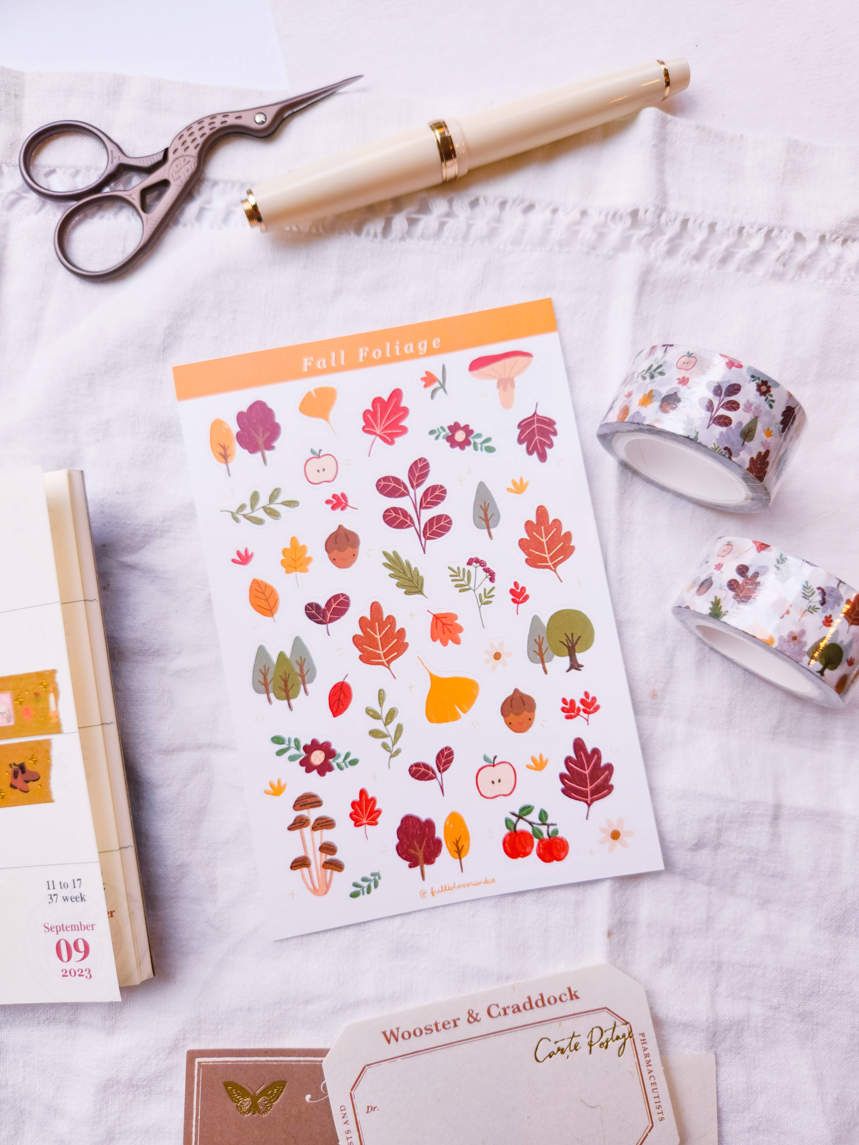 Fall Foliage Sticker Sheet
