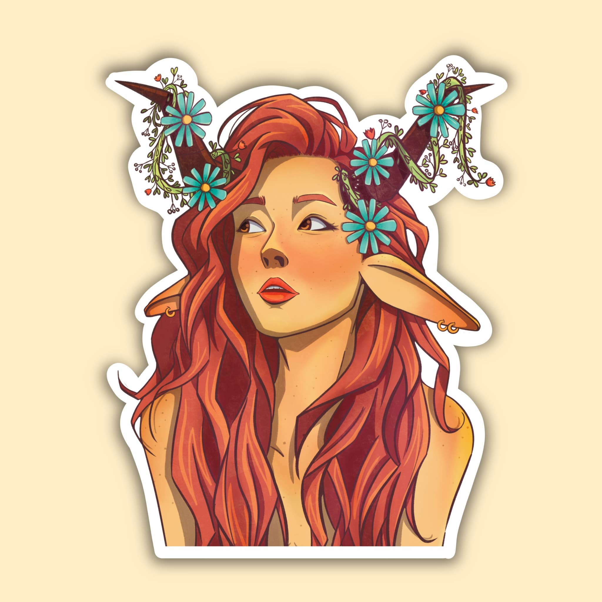 Summer Faun Vinyl Waterproof Sticker