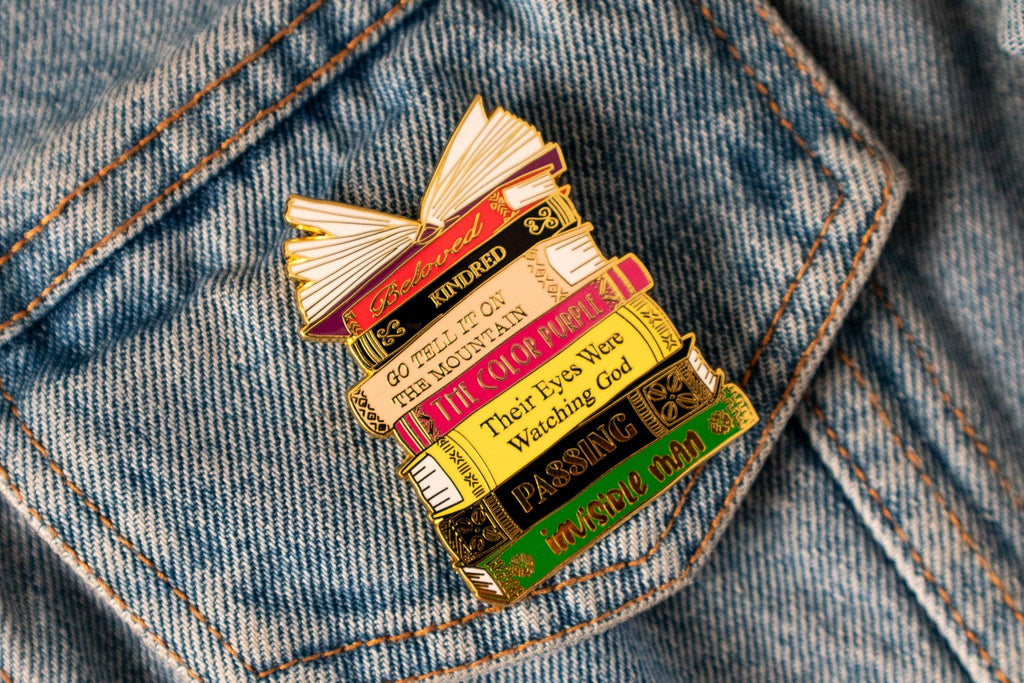 Pounded Yam Productions - Black Literary Classics Enamel Pin