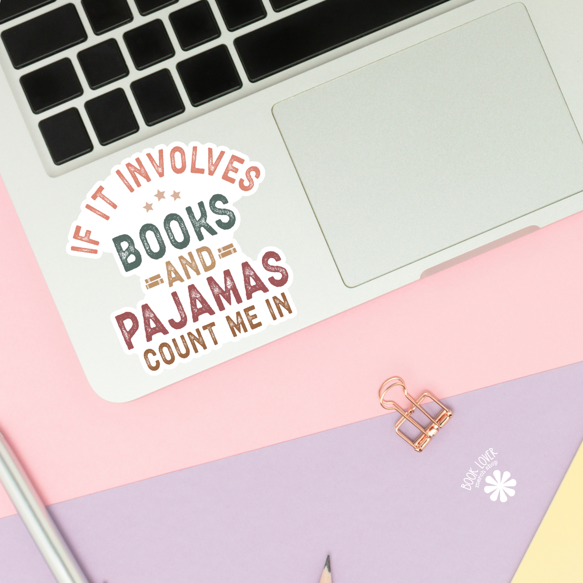 If It Involves Books... Sticker