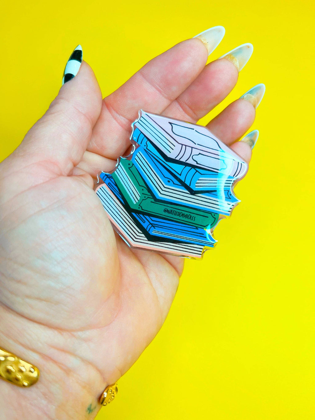 Stacks on Stacks Book Phone Grip