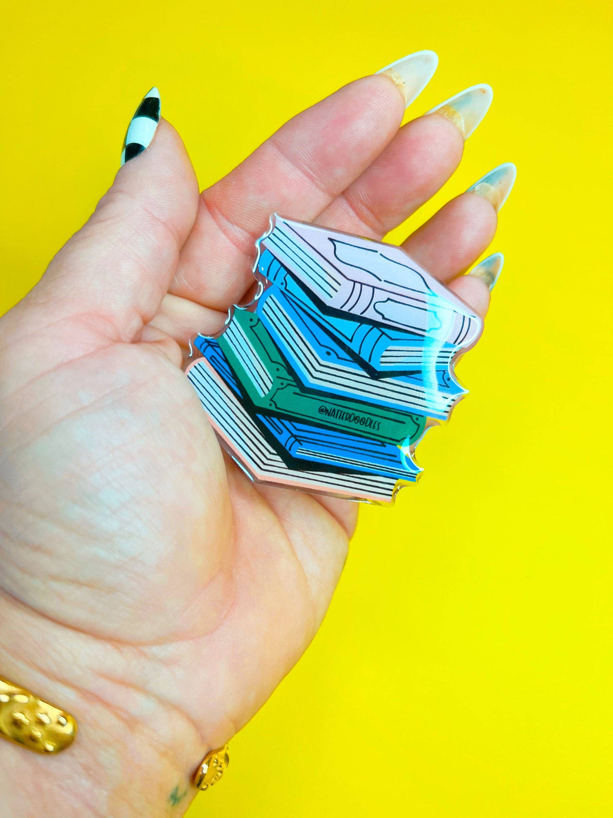 Stacks on Stacks Book Phone Grip