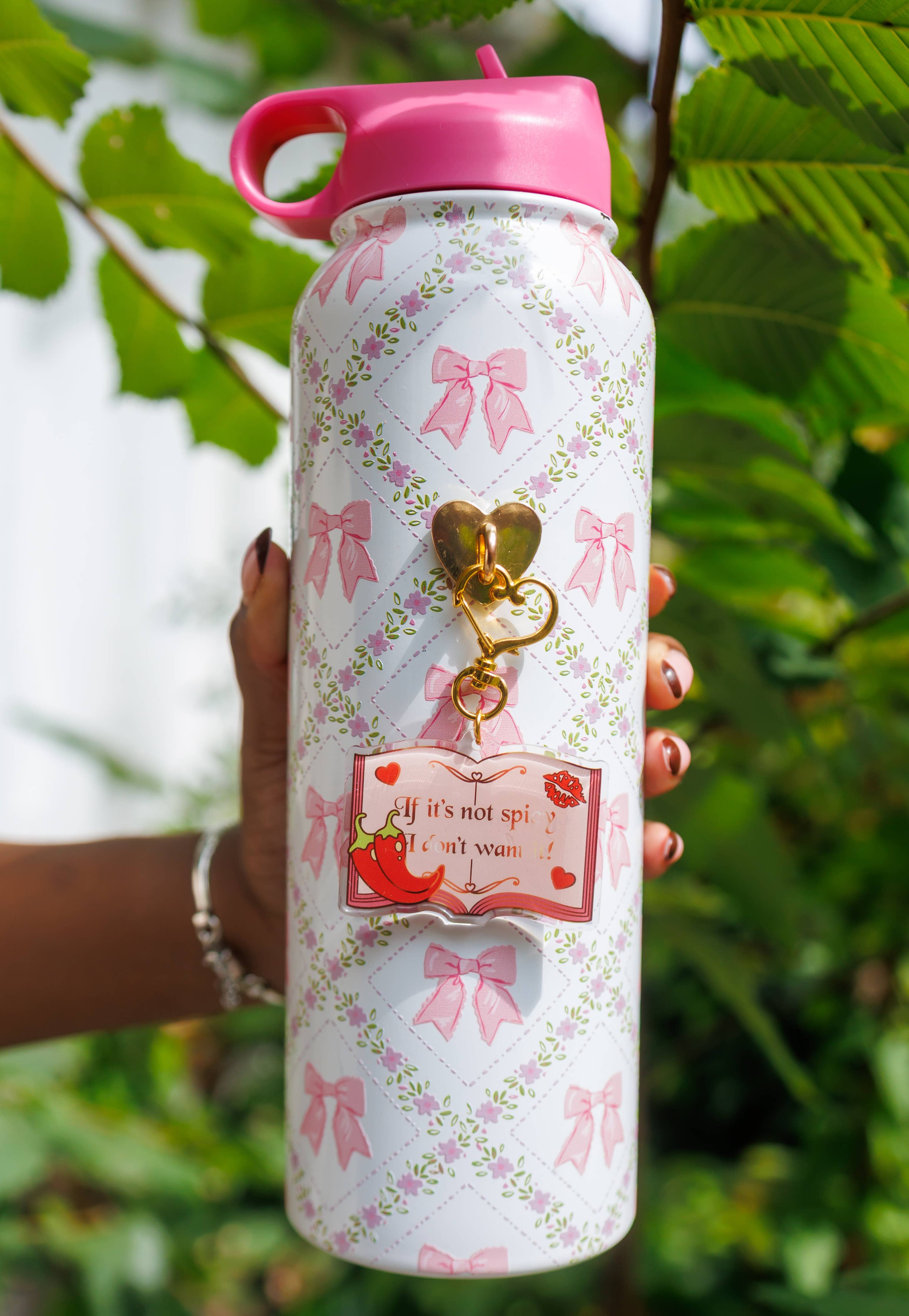 Pinstory - "If It's Not Spicy I Don't Want It" Keychain/Kindle Charm