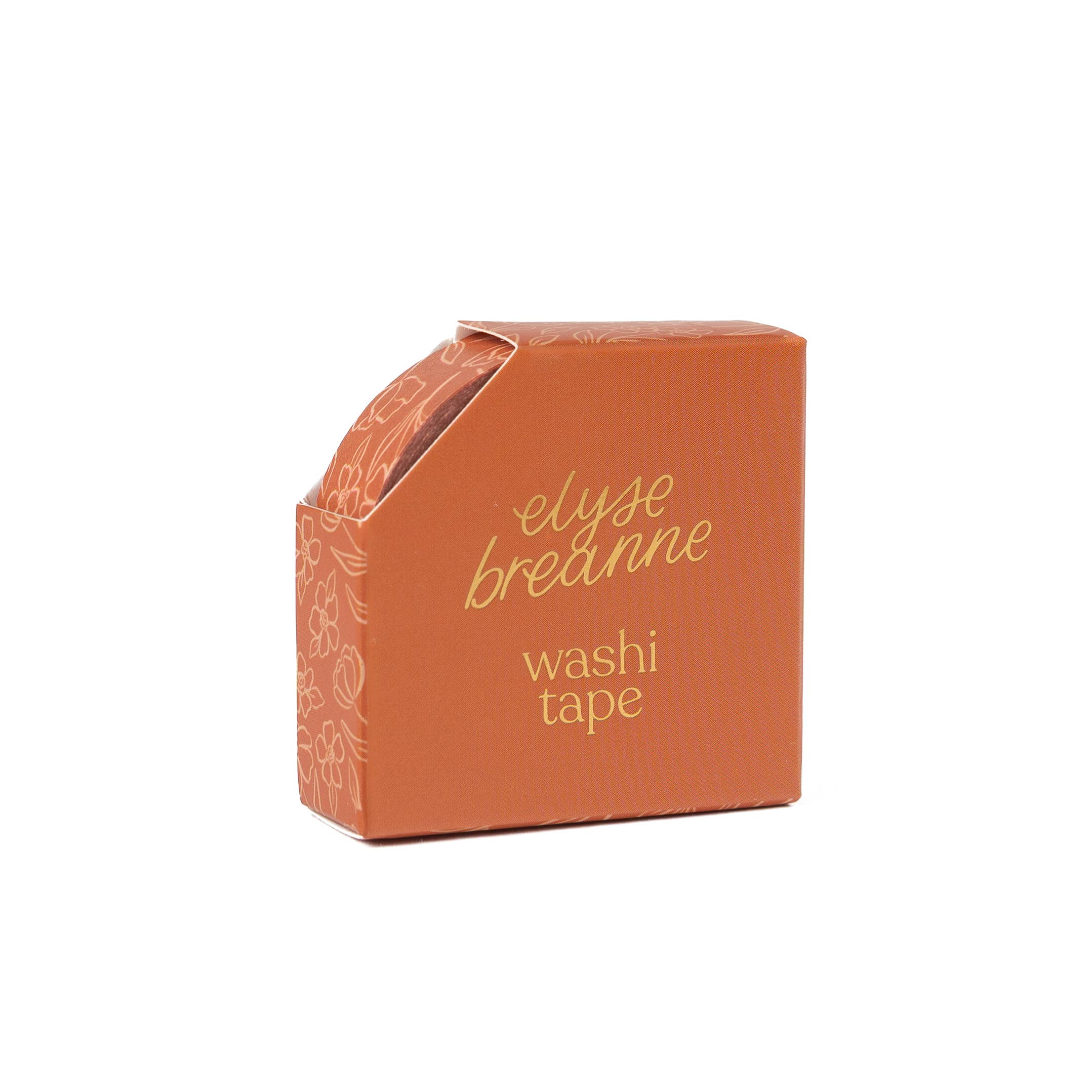 Terracotta Floral Washi Tape