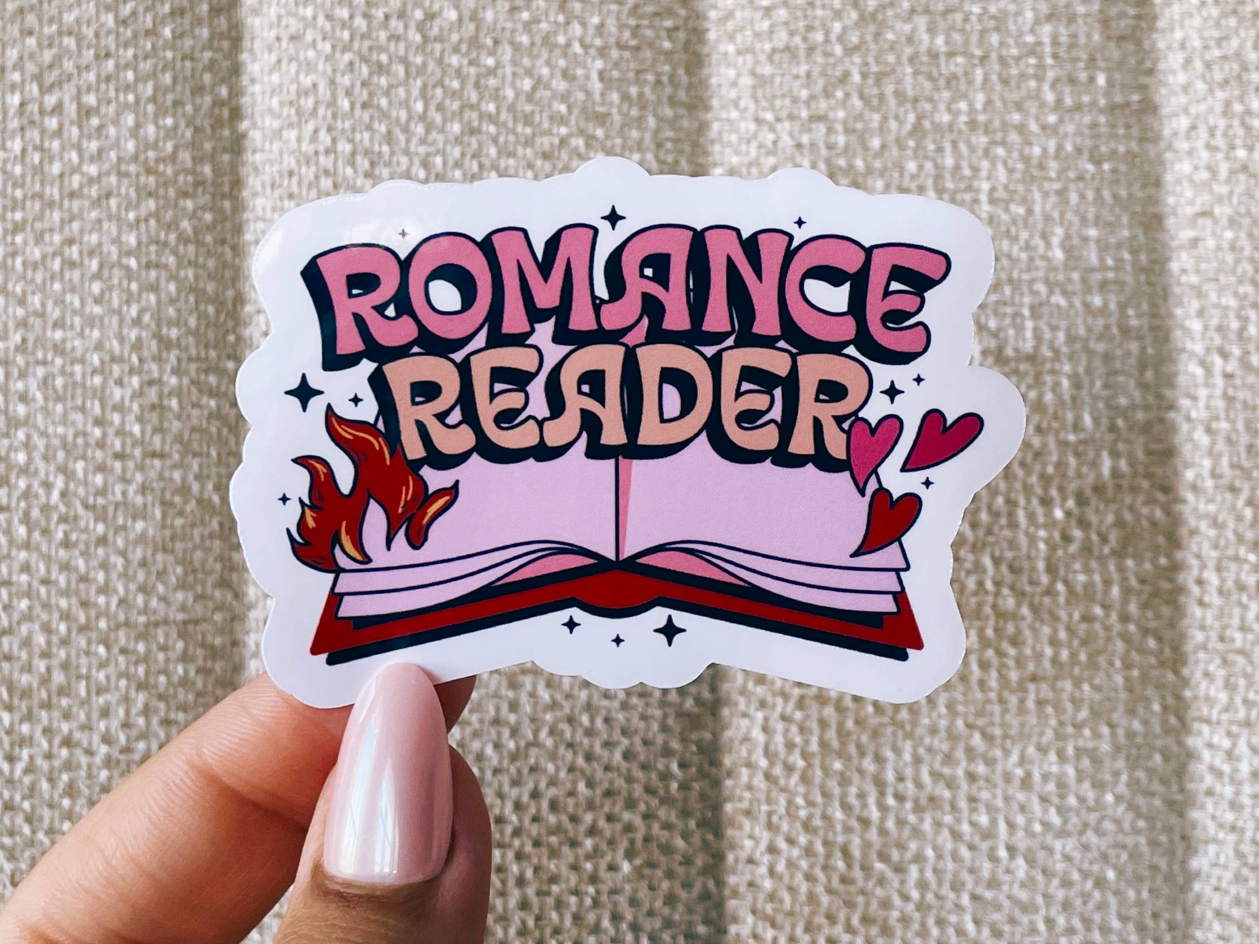 Romance Reader Sticker