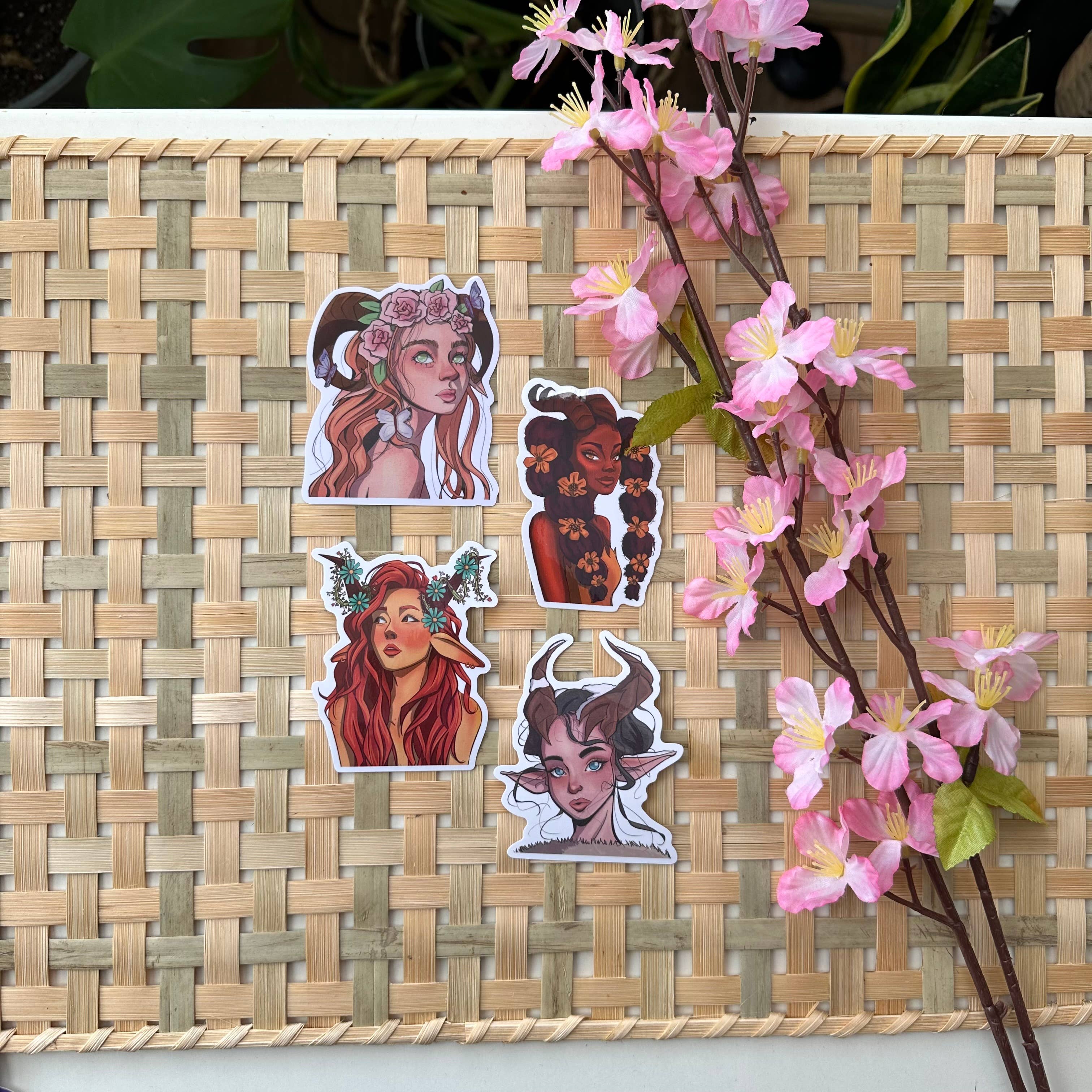 Winter Faun Vinyl Waterproof Sticker