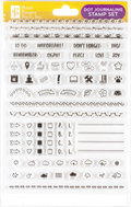 Dot Journaling Clear Silicone Stamp Set
