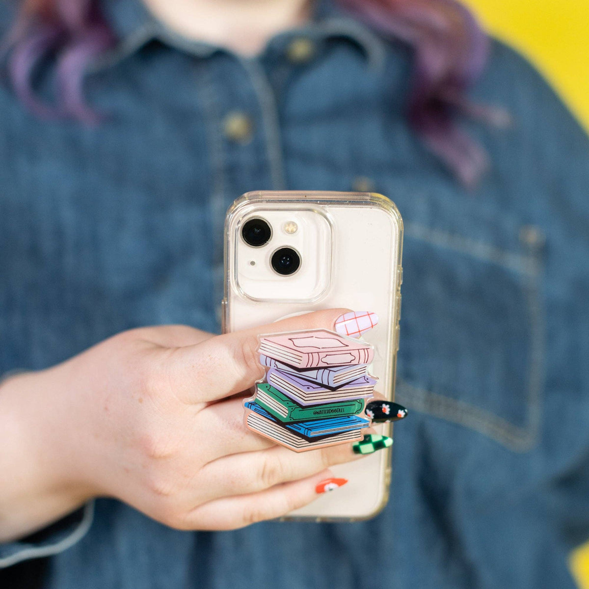 Stacks on Stacks Book Phone Grip