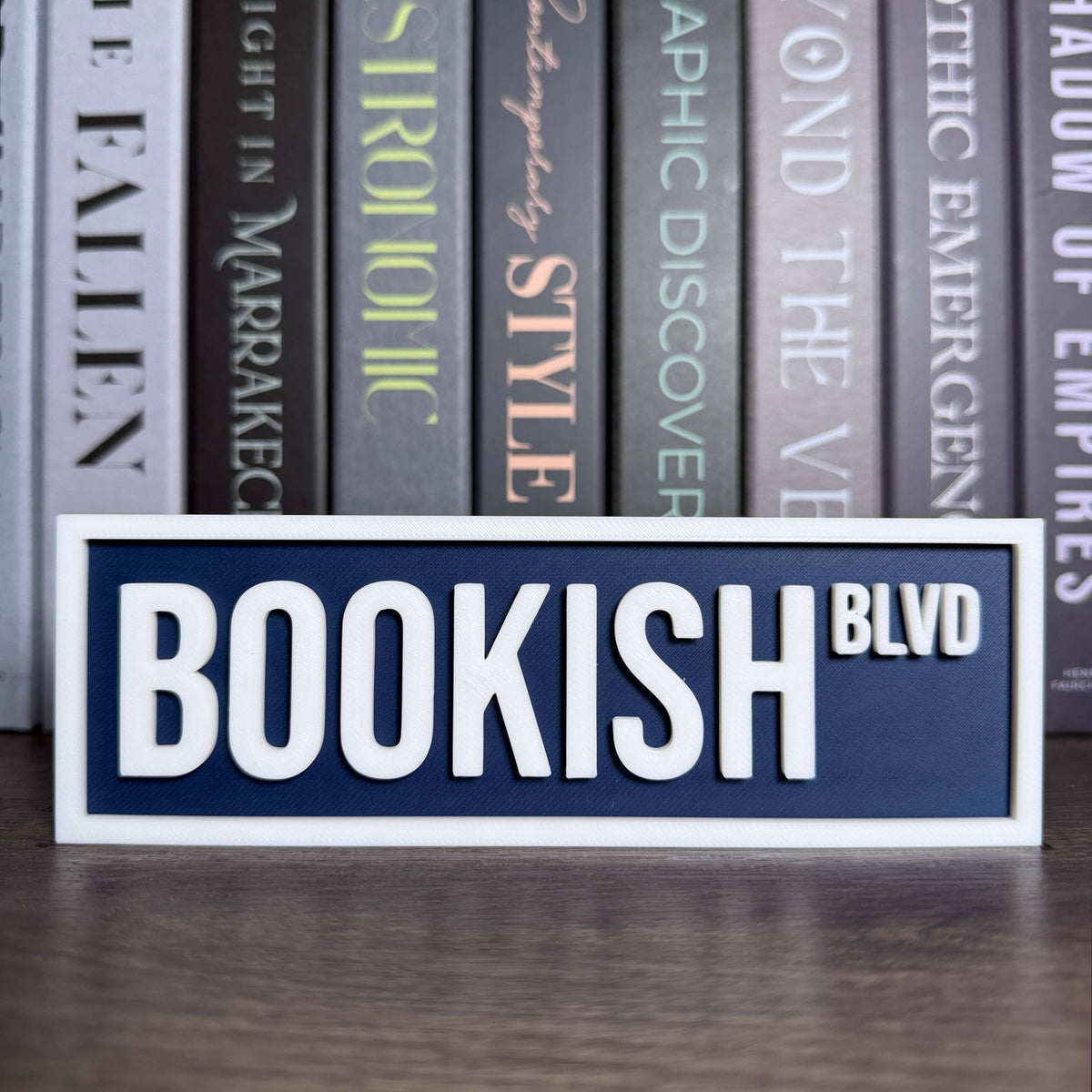 Bookish Street Sign