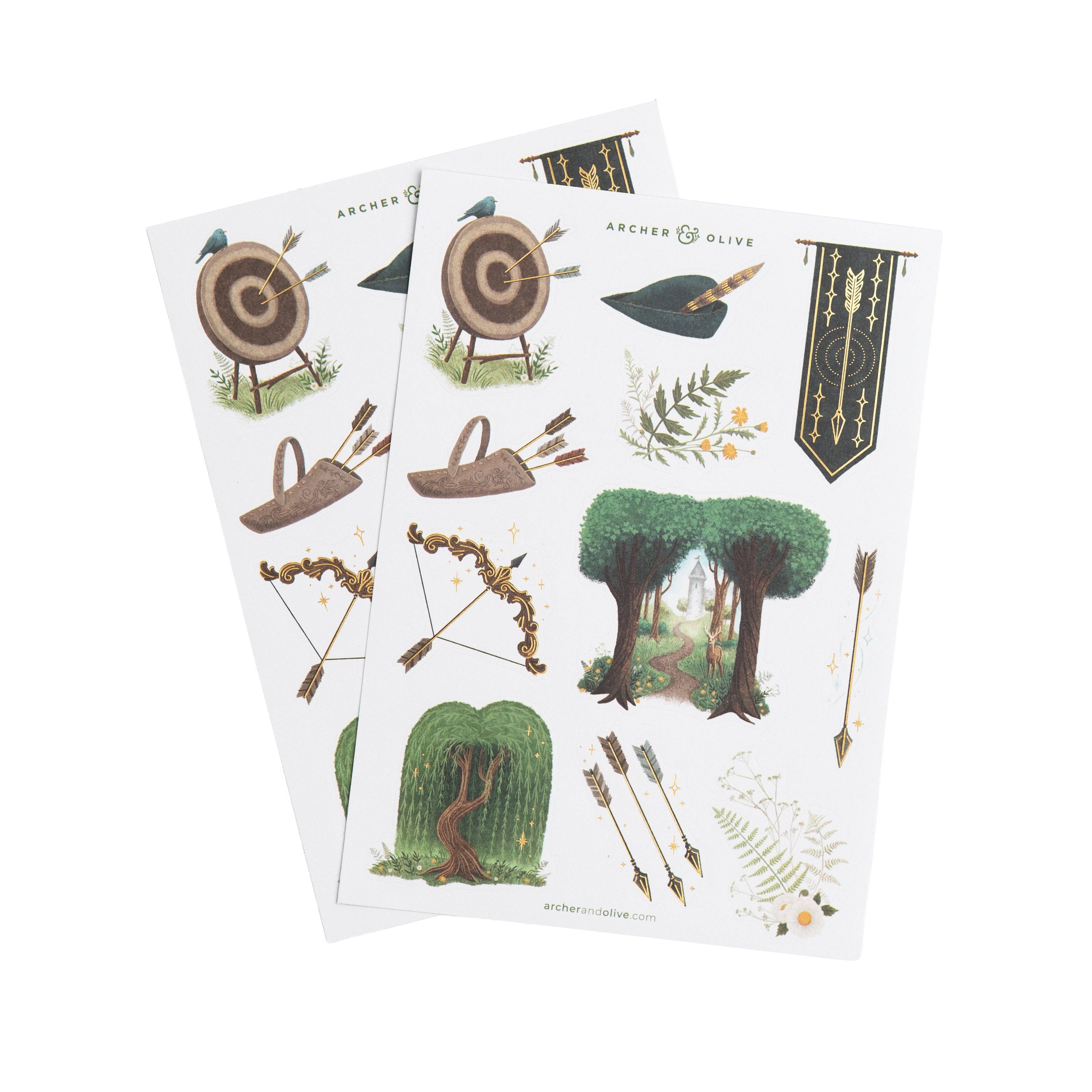 Archer and Olive - Stickers: The Archer