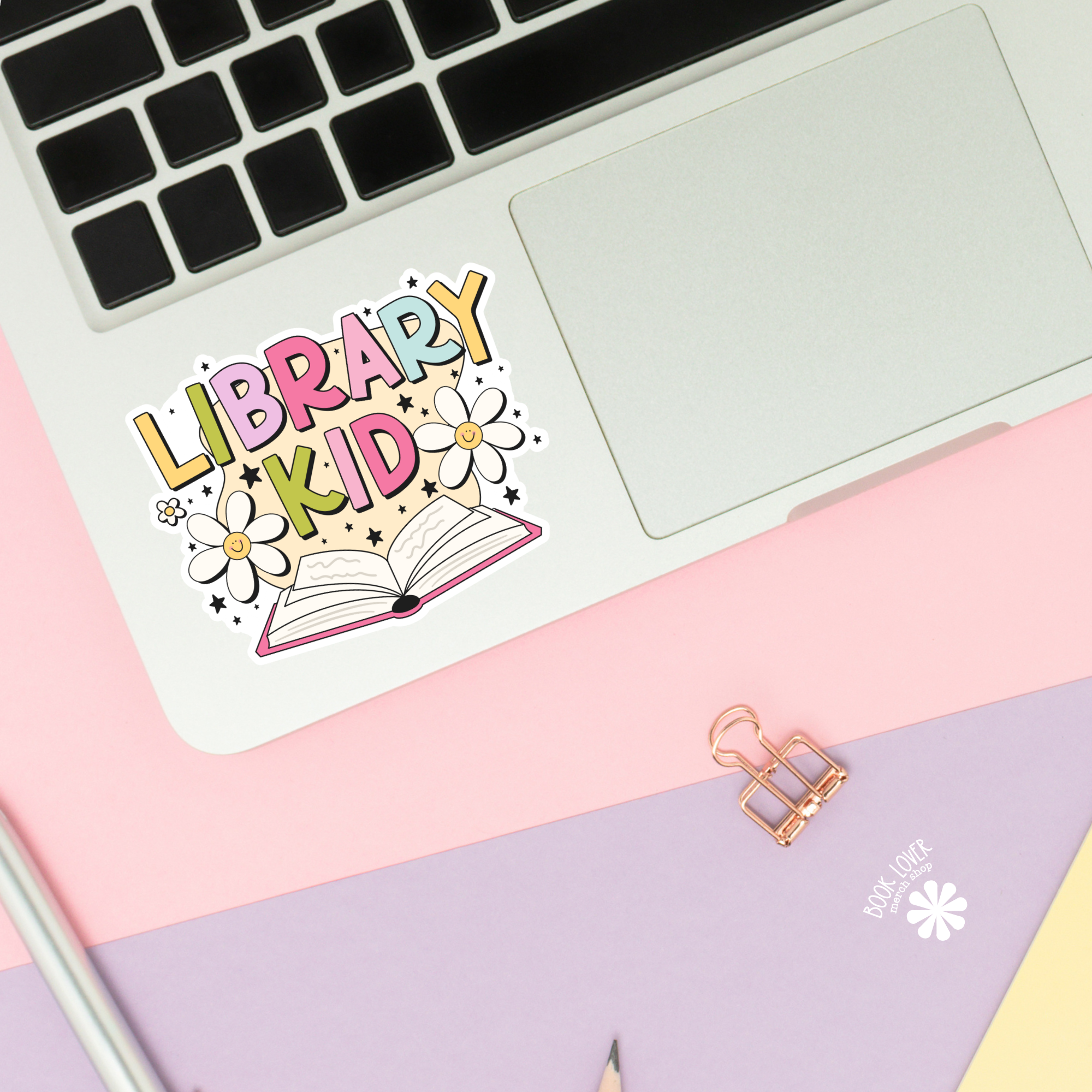 Library Kid Sticker