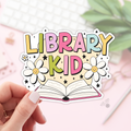 Library Kid Sticker