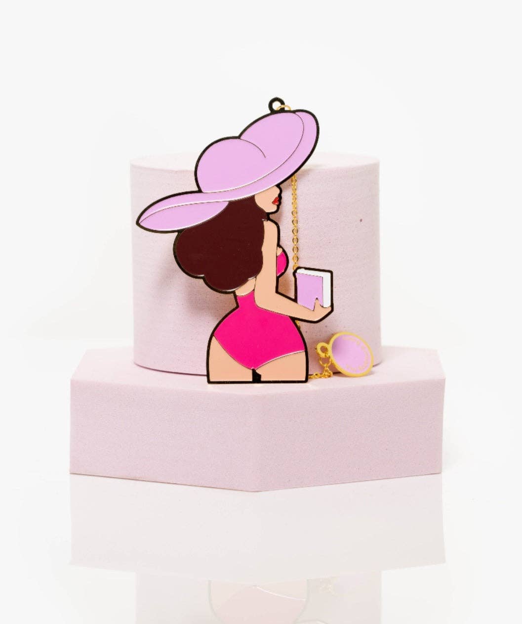 Rosemary Renea - Hot Pink Summer Babe Asia Bookmark
