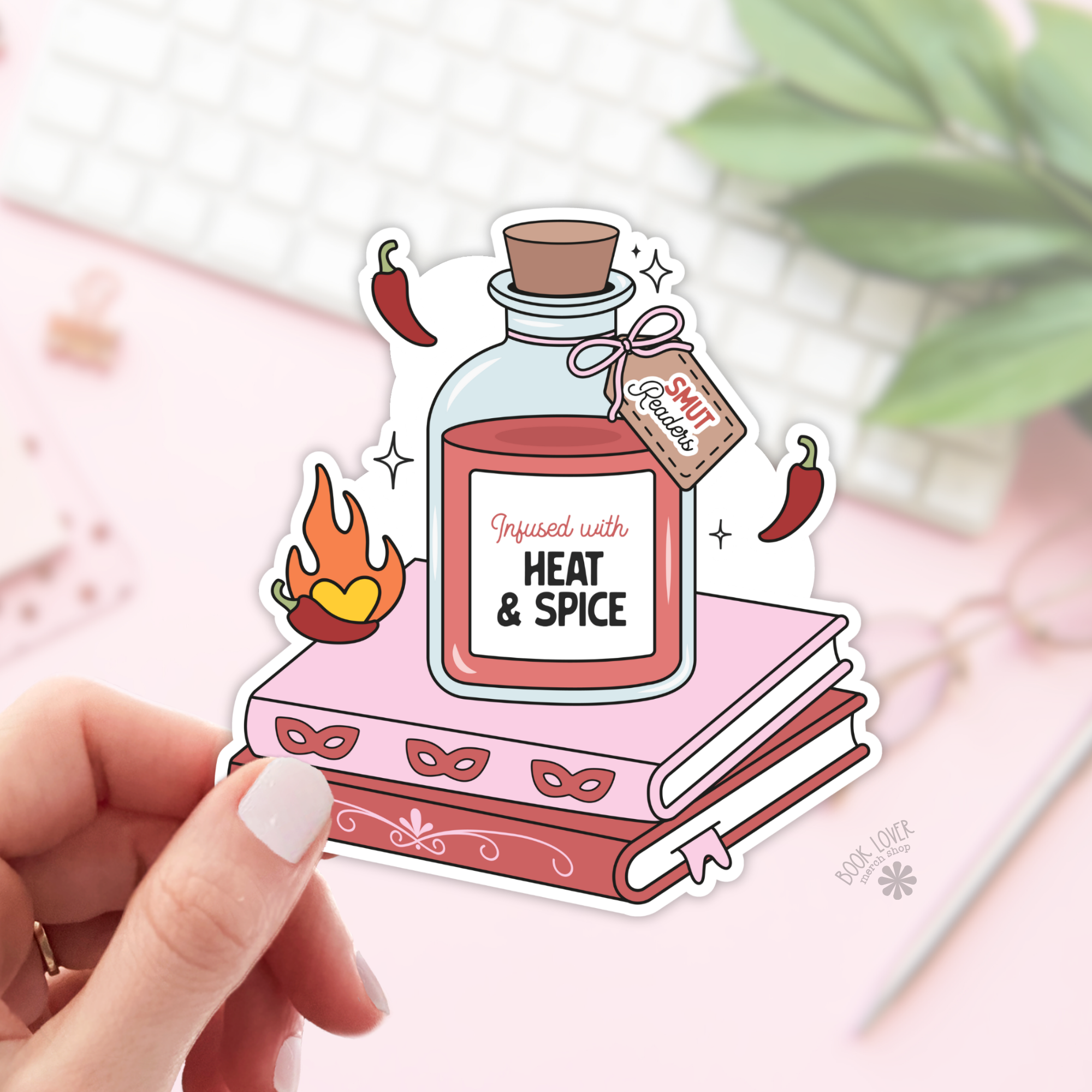 Bookish Potion Infused With Smut Sticker