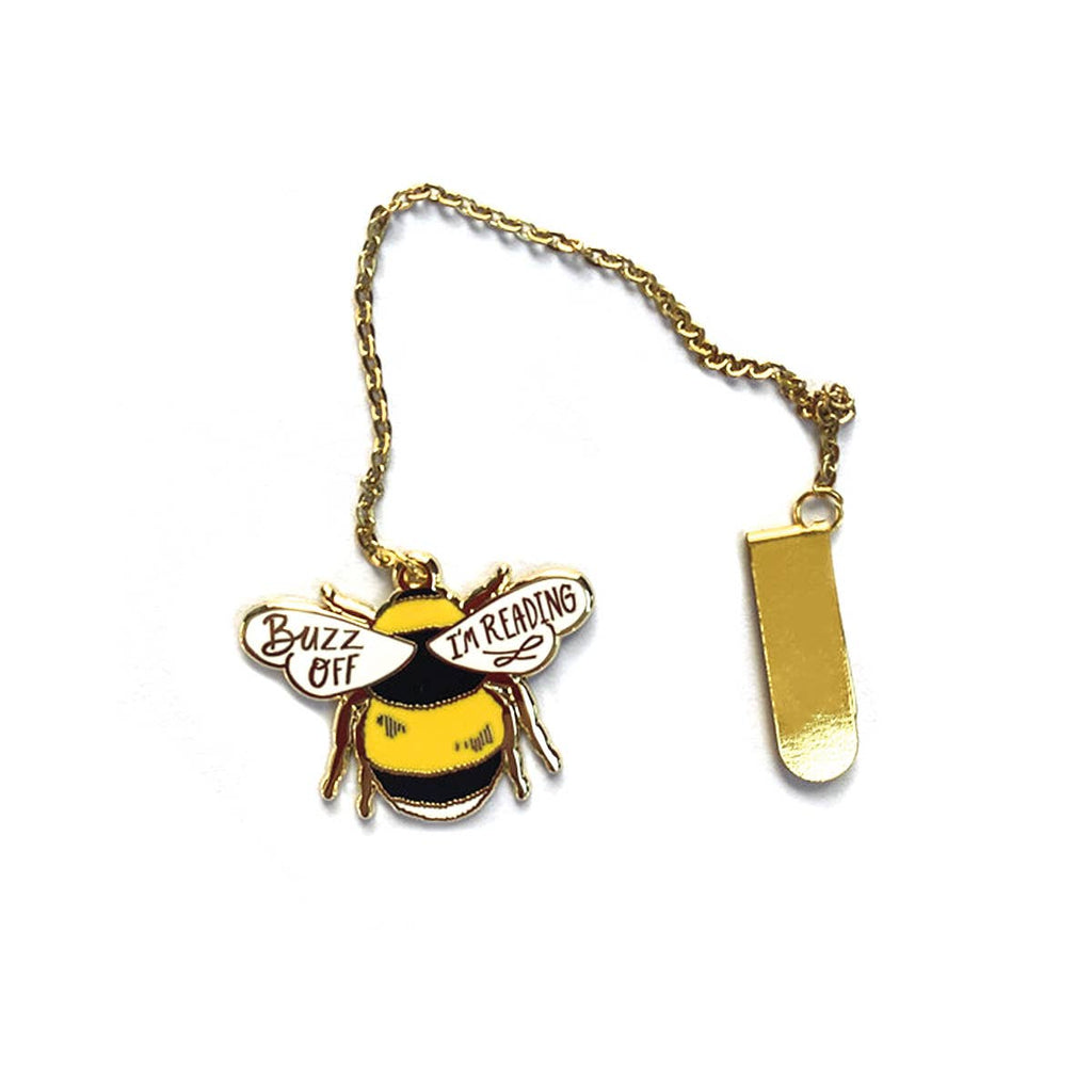 Bumble Bee Enamel Bookmark Charm