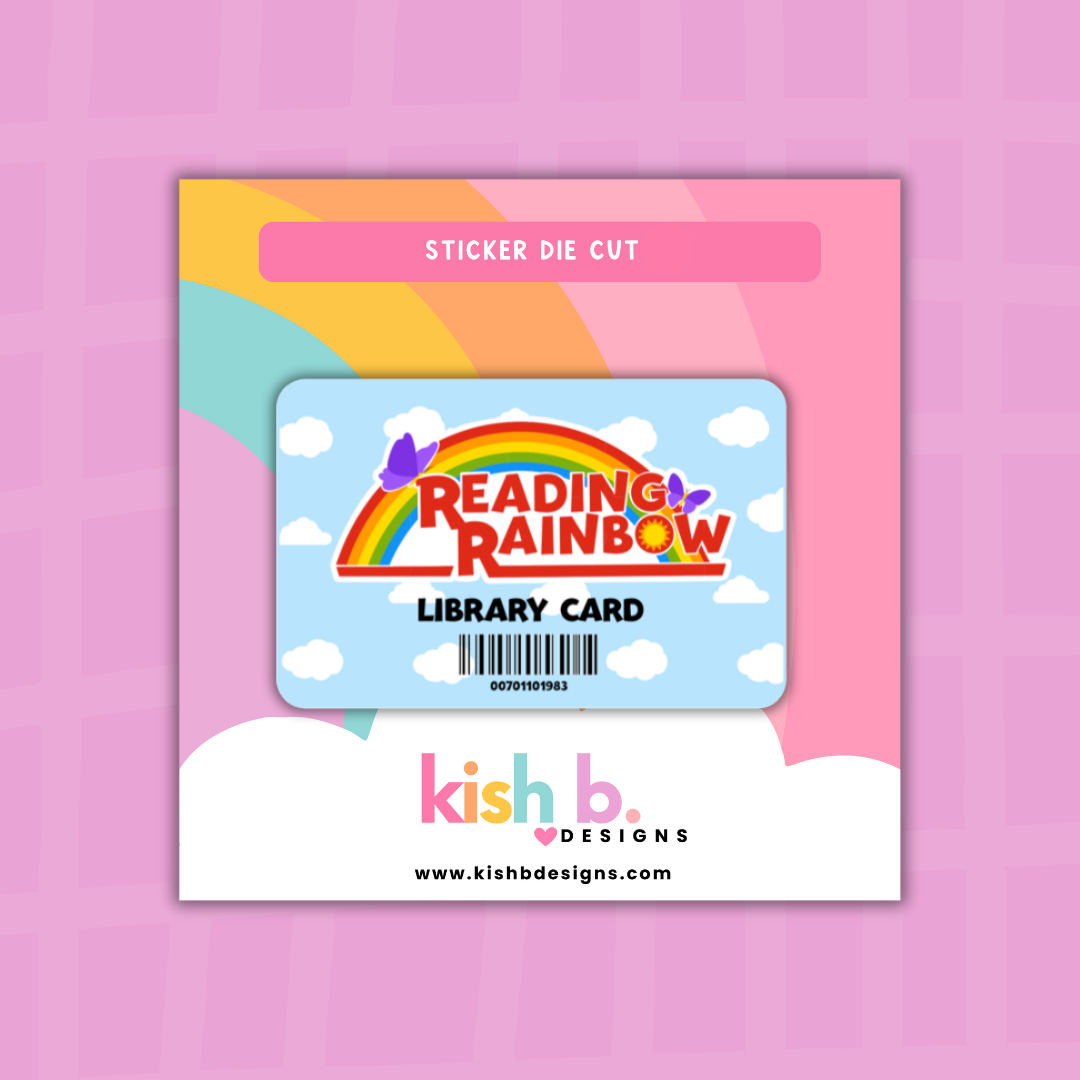 Reading Rainbow Sticker