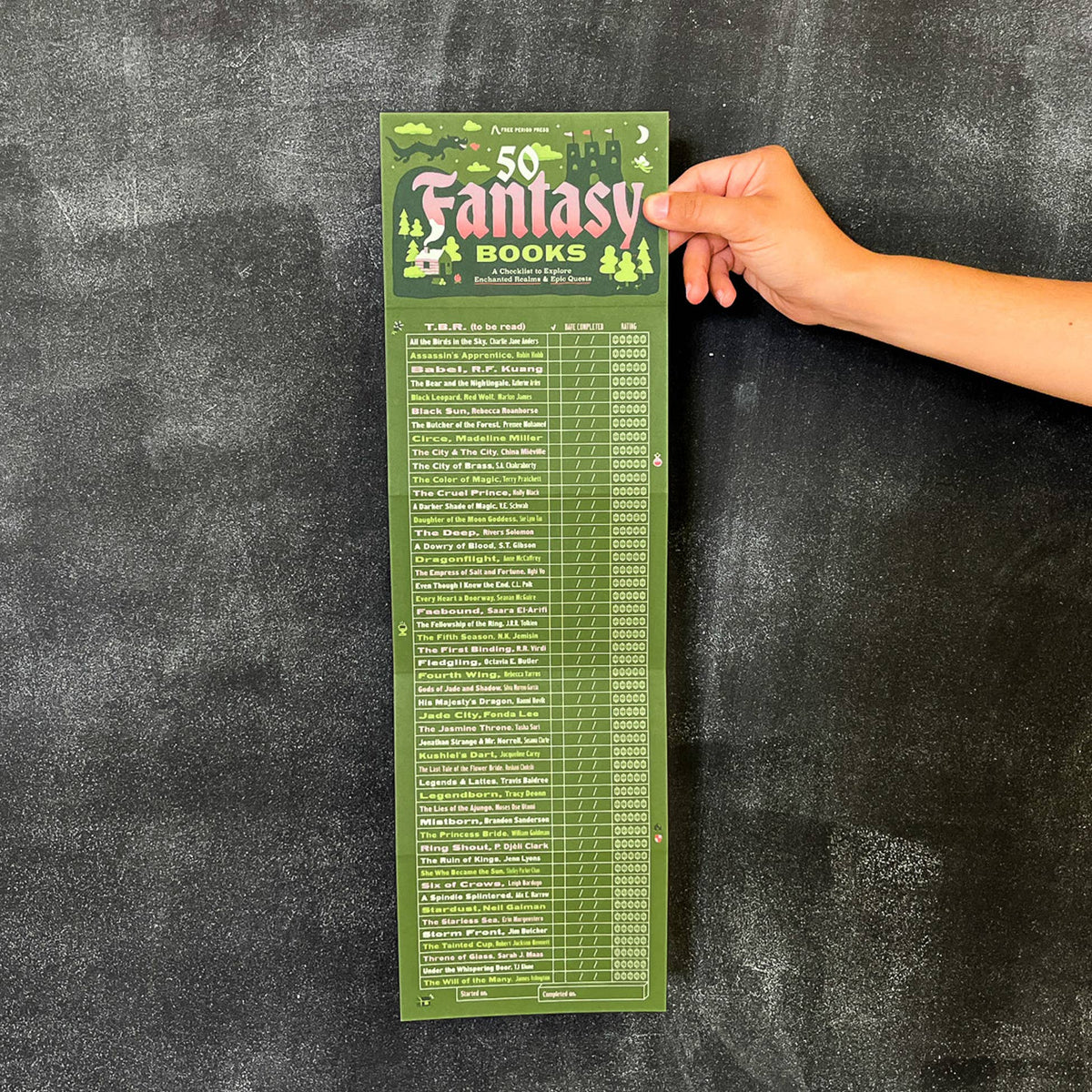 Free Period Press - 50 Fantasy Books: A Checklist to Explore Realms & Quests
