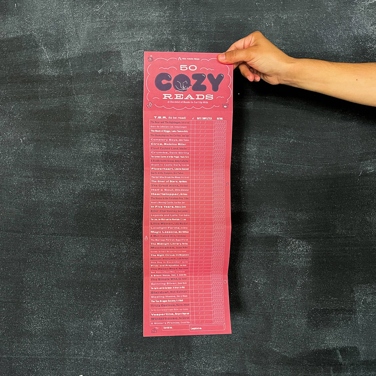 Free Period Press - 50 Cozy Reads: A Checklist of Books to Curl Up With