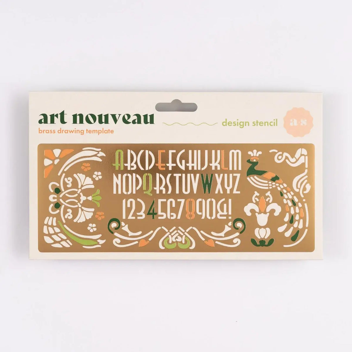 Art Nouveau Design Stencil