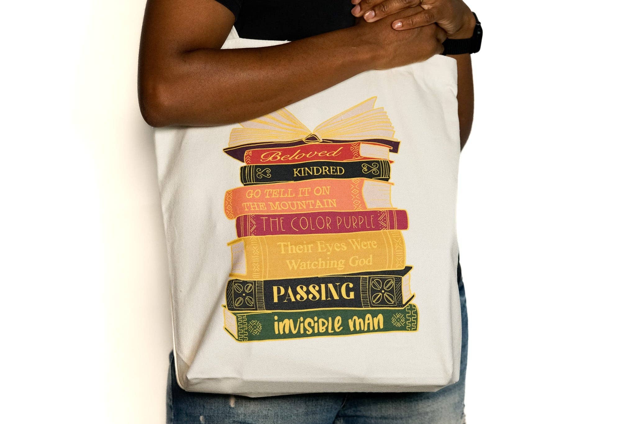 Black Literary Classics Canvas Tote Bag